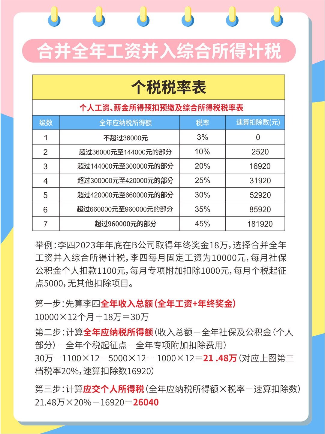 年终奖个税计算方法 揭92干货-年终奖个税计算方法 临近年终了,很多