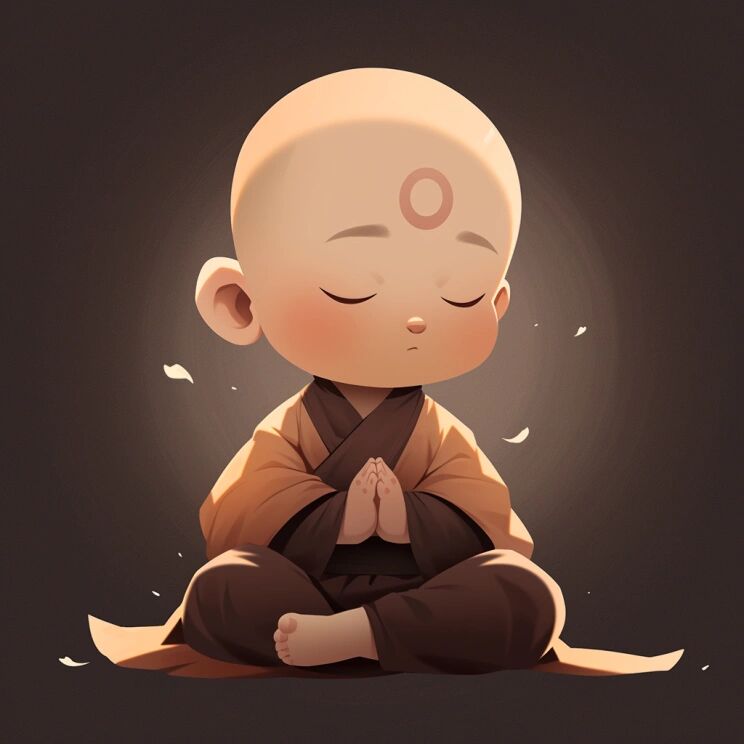 禅意小和尚 | 头像分享