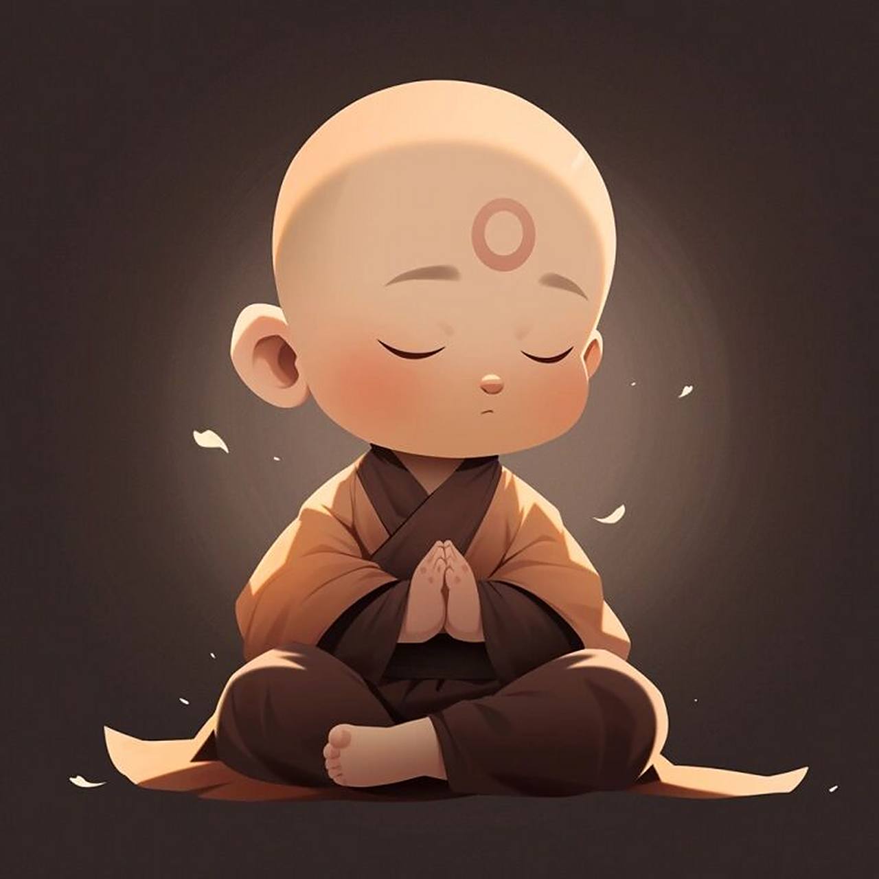 佛系男孩 | 禅意小和尚 | 头像分享 这次的佛系不仅仅是态度了,是真的