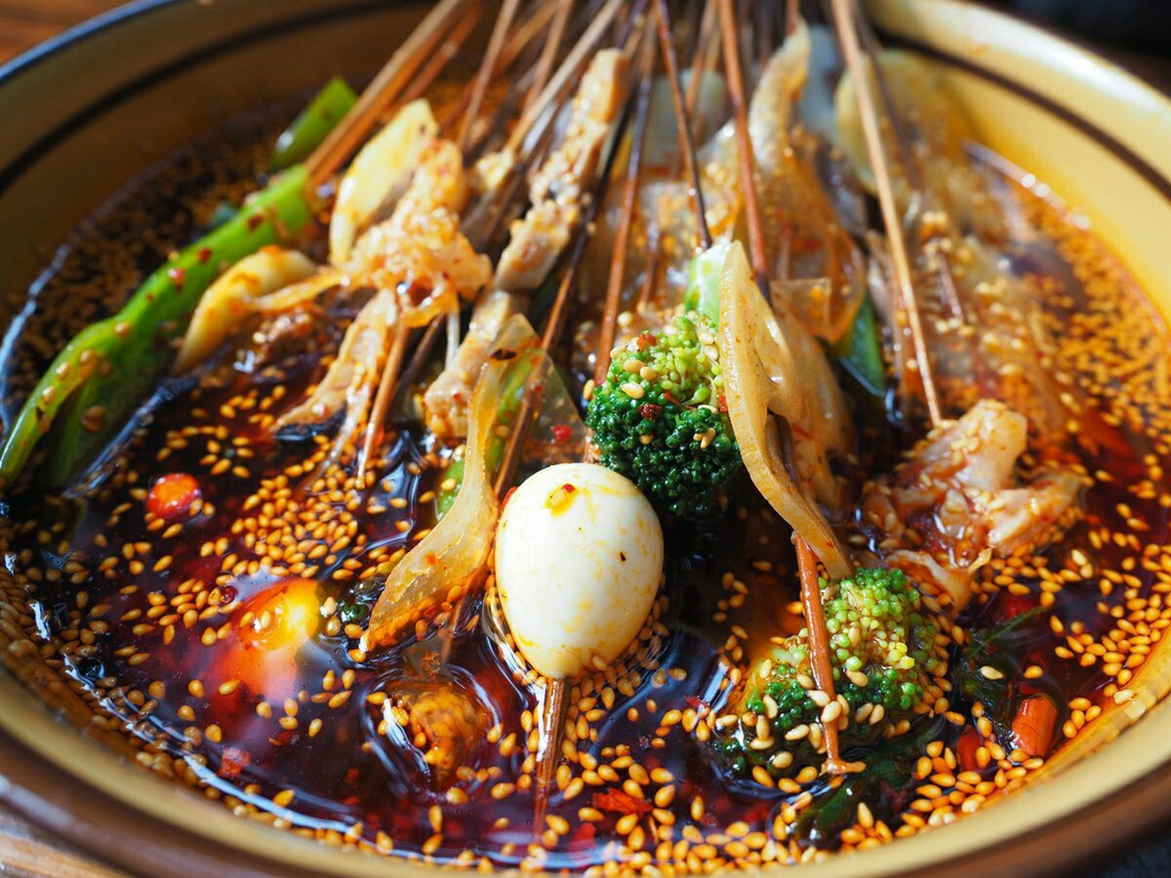 06钵钵鸡菜品100多种,你吃过几种?