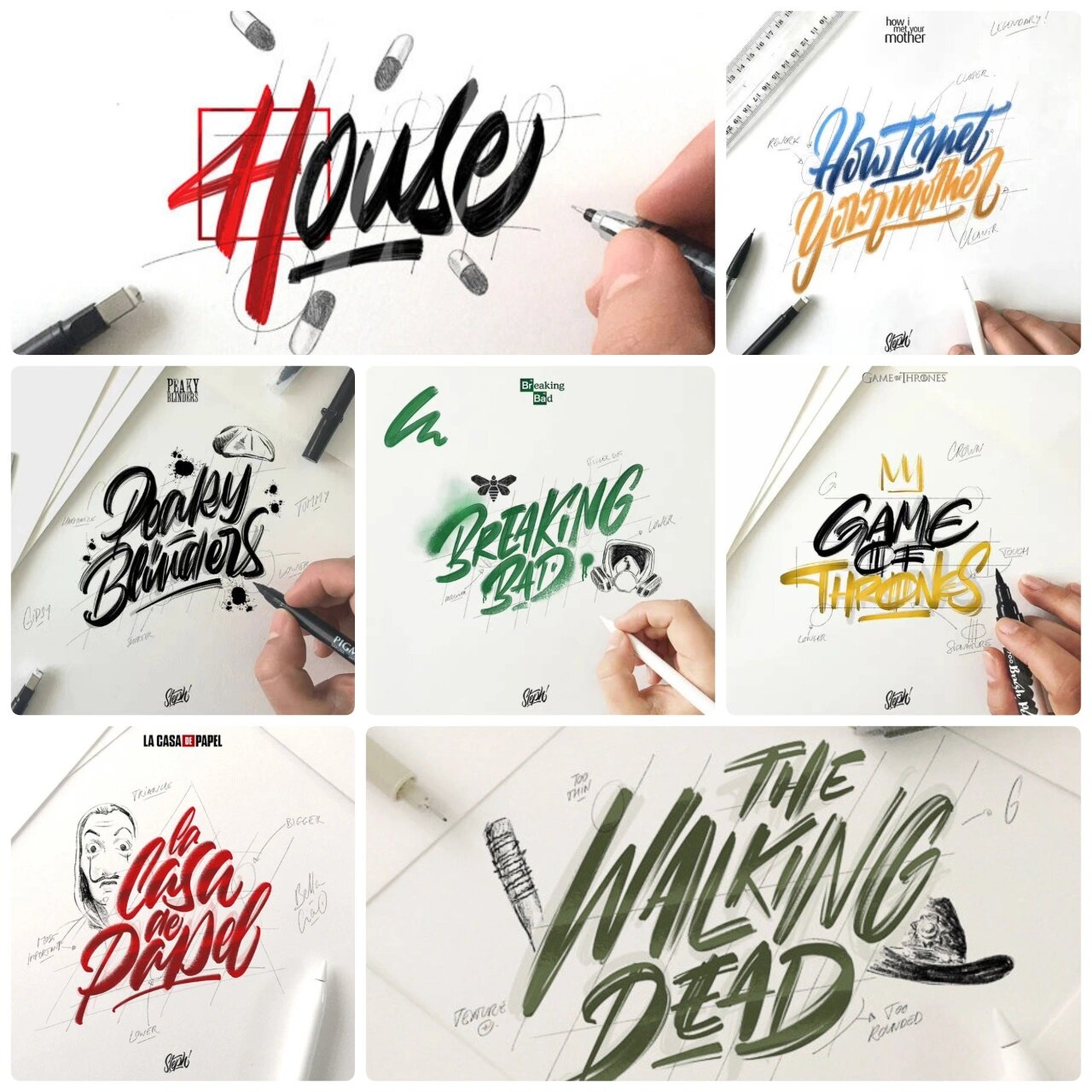 酷炫的英文艺术字设计 stephane lopes