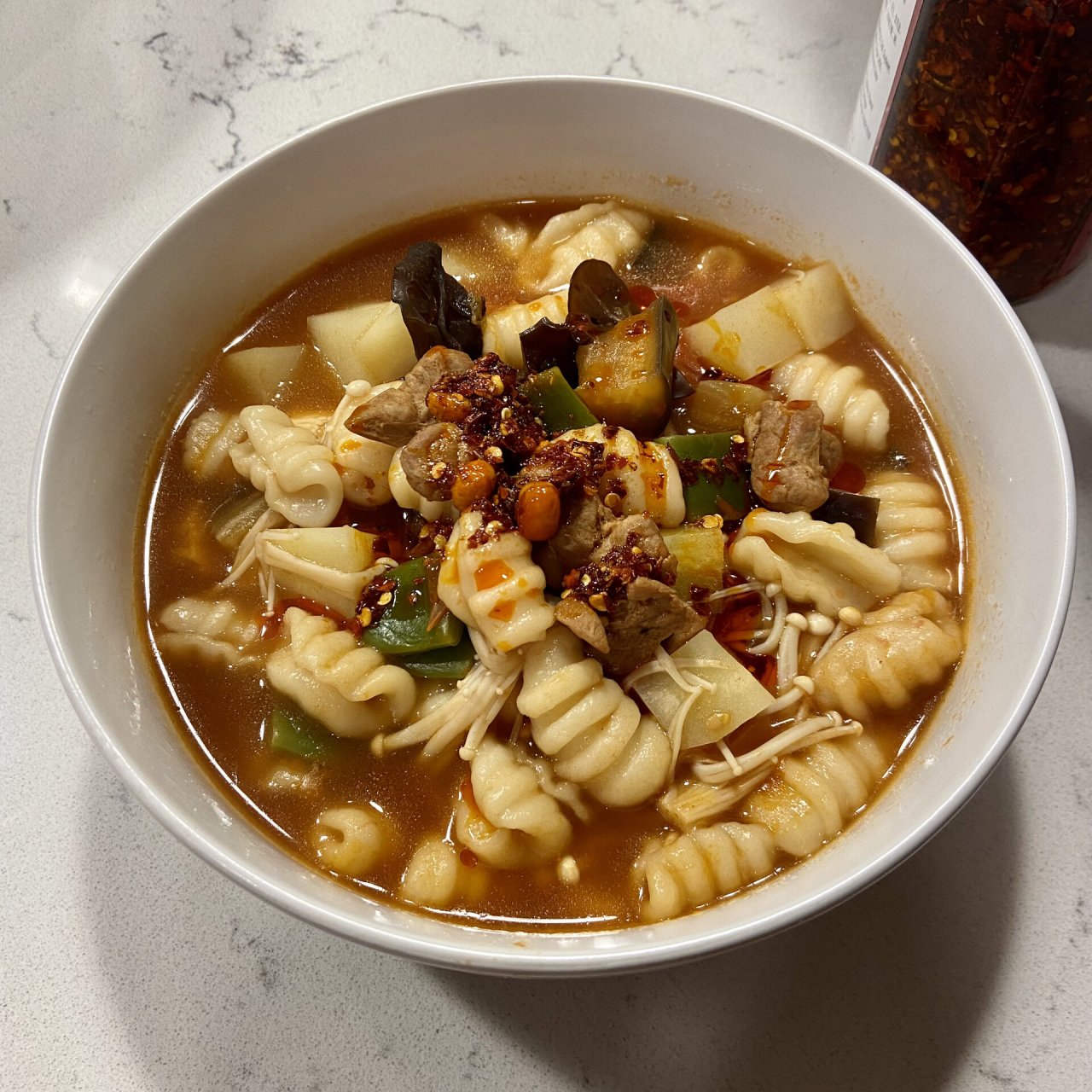 9694北美面食食谱|山西人心心念念的猫耳朵 终于自己做了从小最爱