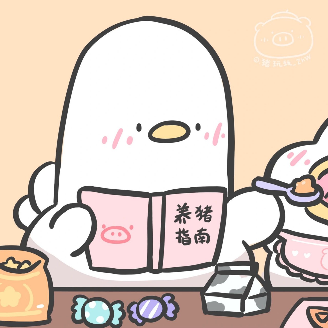 是小鸽鸽鸭#  情侣头像 可爱头像 #头像# #头像分享