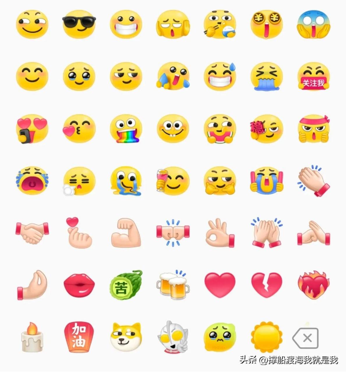 我的华为手机,输入表情时,怎么突然变成这个样子了?简直太难看了!