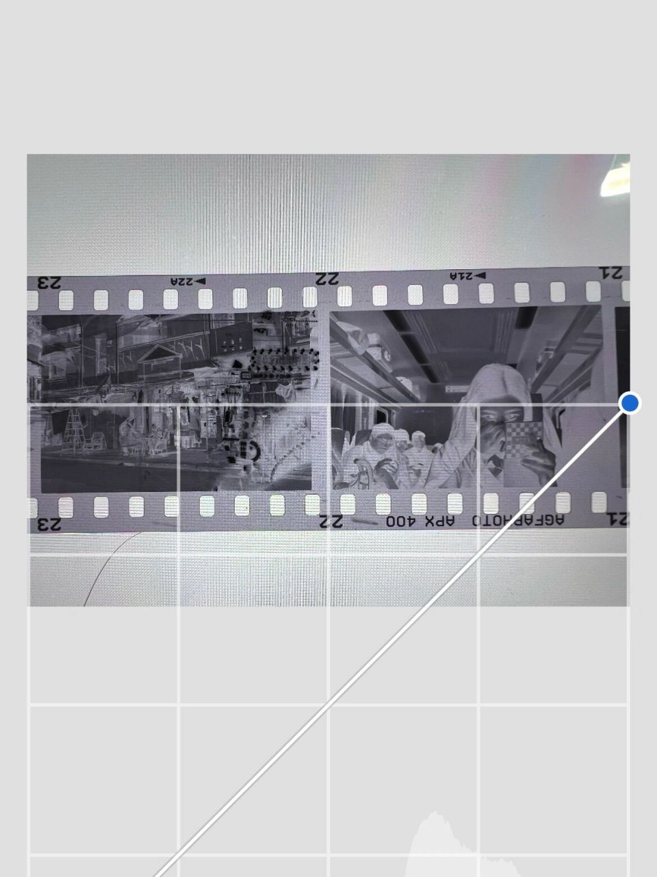 如何将数码照片转换为负片(蓝晒菲林底片) 先来演示一下菲林转数码吧