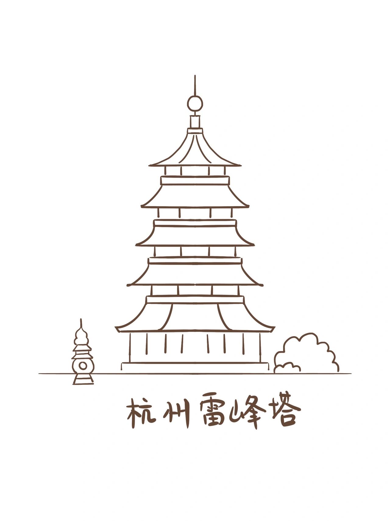 简笔画教程3|中国著名建筑简笔画 中国著名建筑简笔画,北京天安门