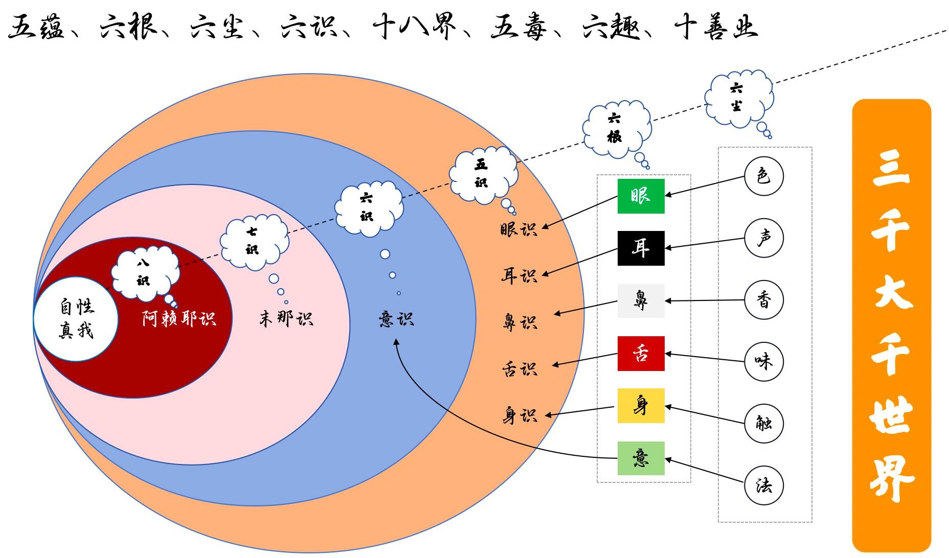 八识关系图解图片