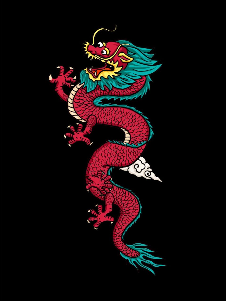 国风素材/高清免抠/龙图 96龙是中国神话中具有权威象征的神异动物