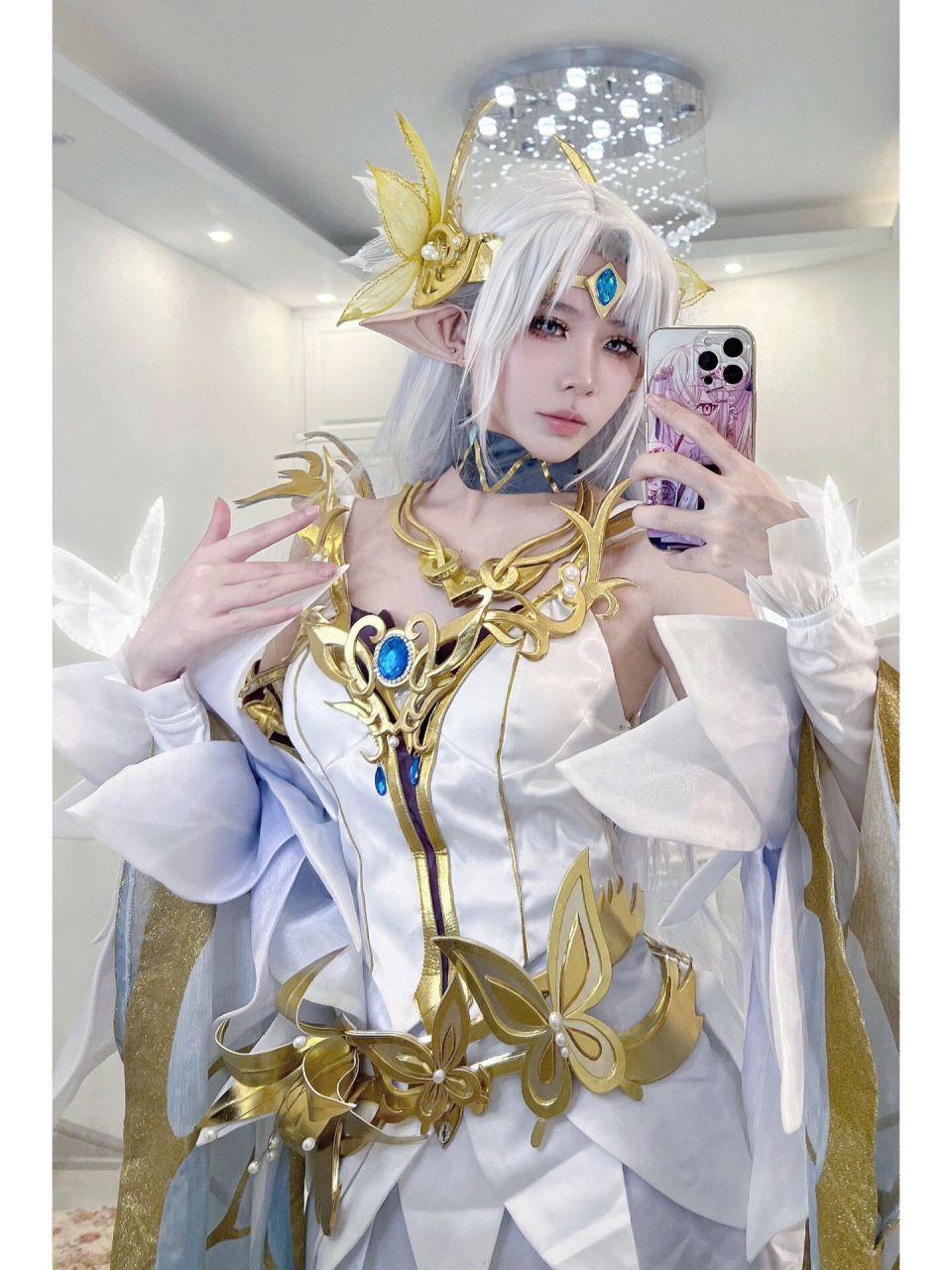 貂蝉|金色仲夏夜cos|终于出了金婆娘 应该是除了一念神魔最喜欢的皮肤