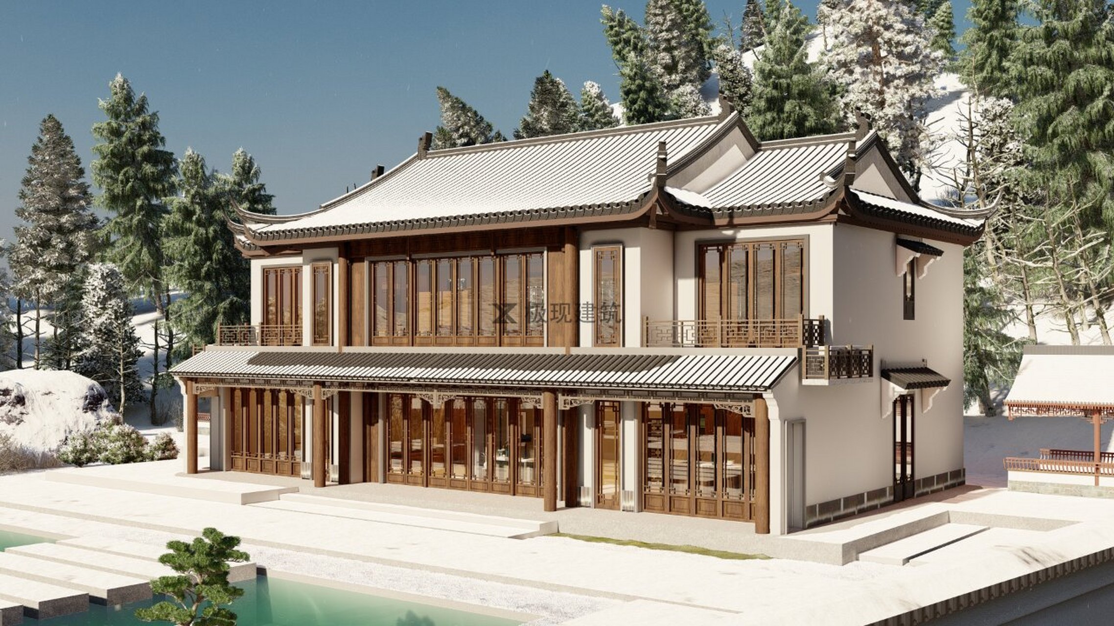 浙江诸暨丨二层传统中式别墅(附平面图) 92项目概况 建筑地点丨浙江