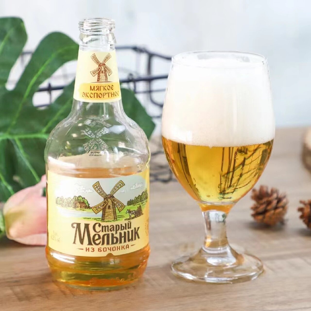 9396俄罗斯老米勒淡爽啤酒91,酒精度4.2%vol 原麦汁浓度 10.