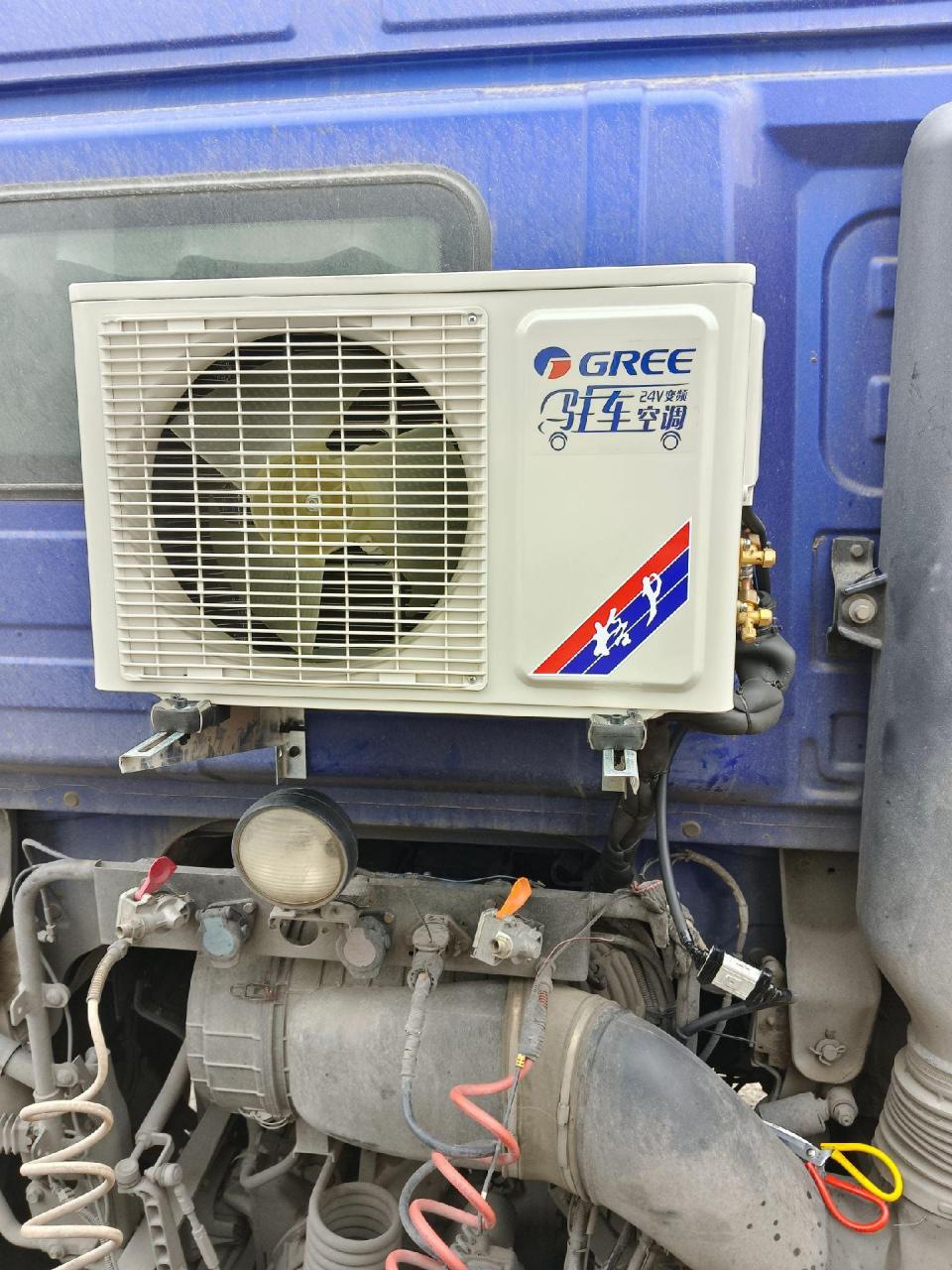 欧曼gtl格力分体空调完美上车.