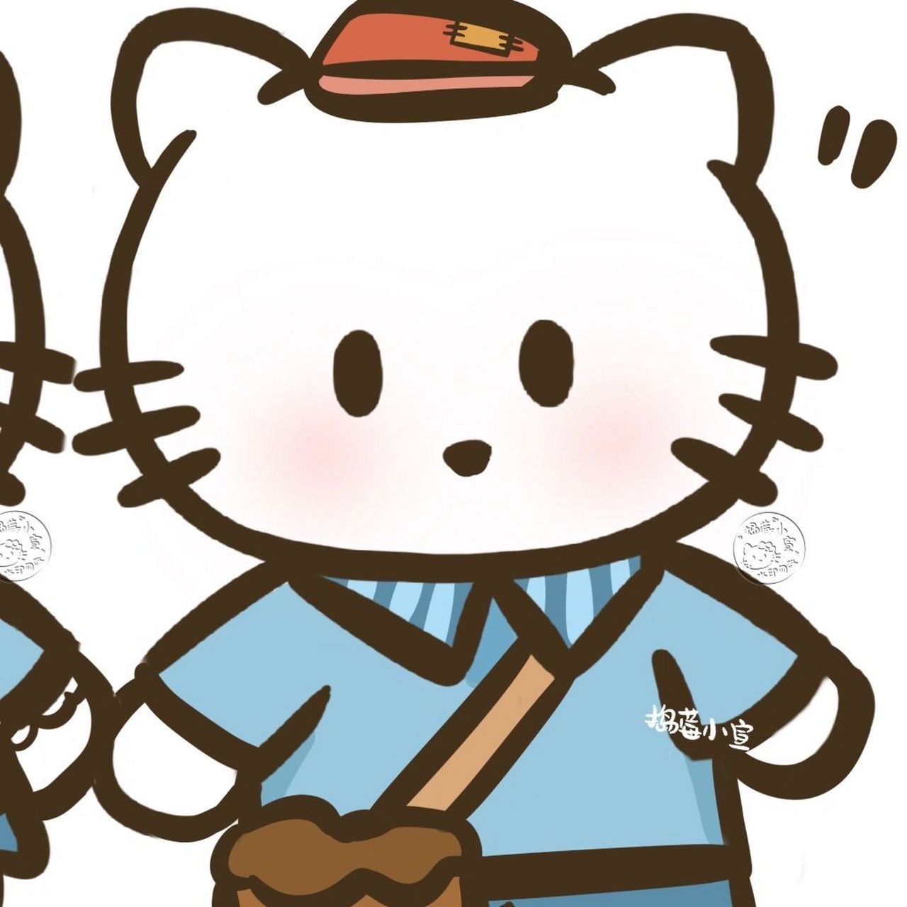 情侣头像|kitty的可爱男友 每次出去玩时都会被当小孩子一样拉着生怕