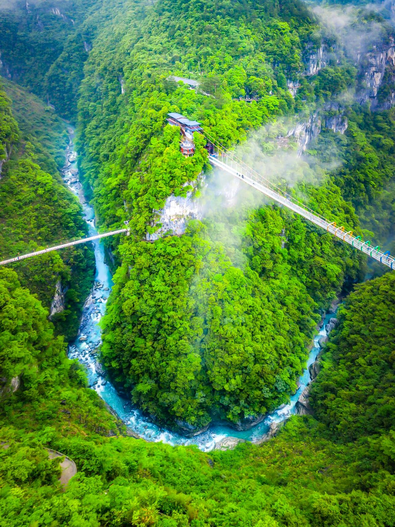 湖北恩施地心谷|地心归来不看谷 ,原石门河,国家4a级景区,享有"世界第