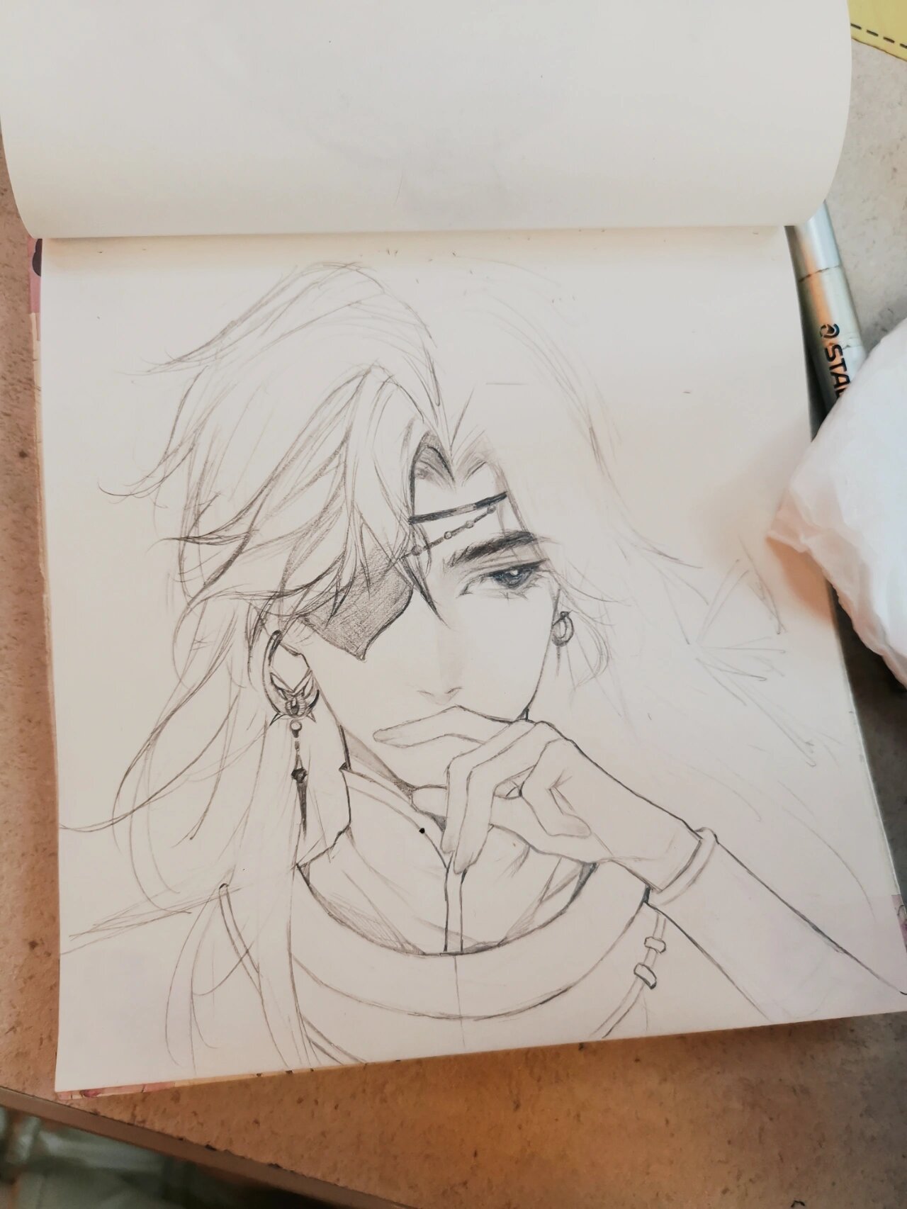 手绘天官赐福 花城 画完啦