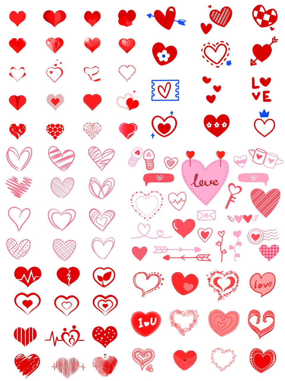 可爱97心形免抠素材93 97家人们好久不见啦~ 97浅浅的给自己