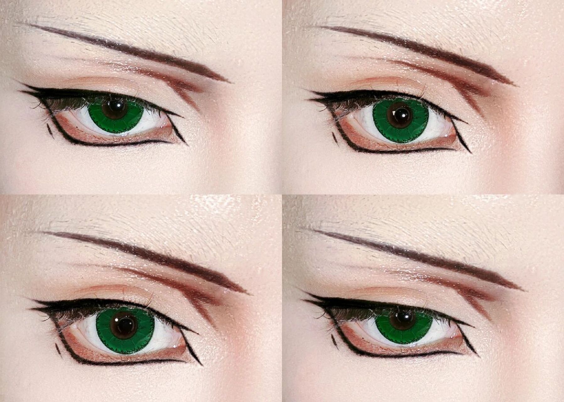 【文豪野犬】江户川乱步cos眼妆仿妆 98:小恶魔绿