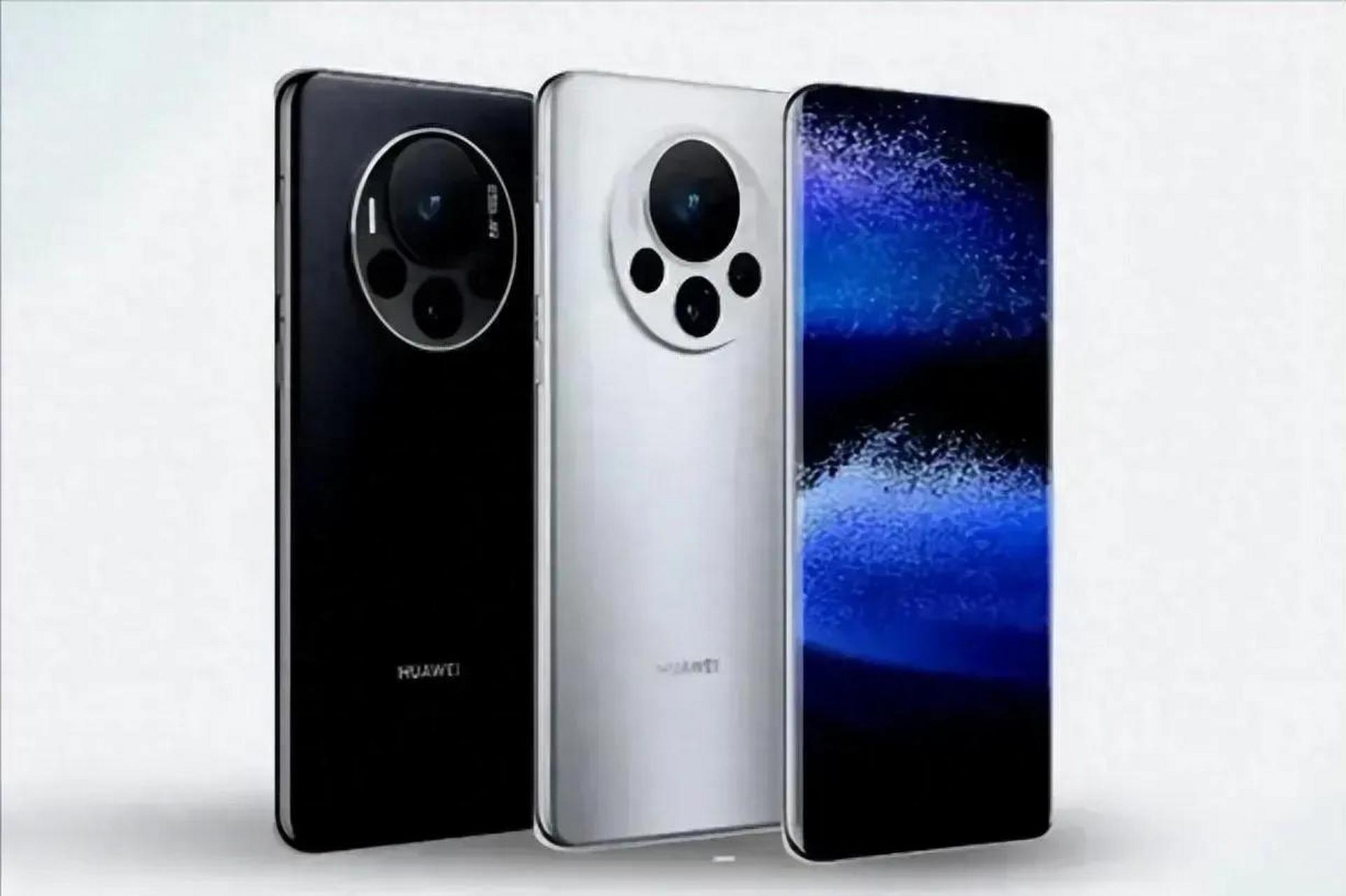 网传华为mate70系列将采用5nm制程工艺的国产5g芯片麒麟9000pro,外观