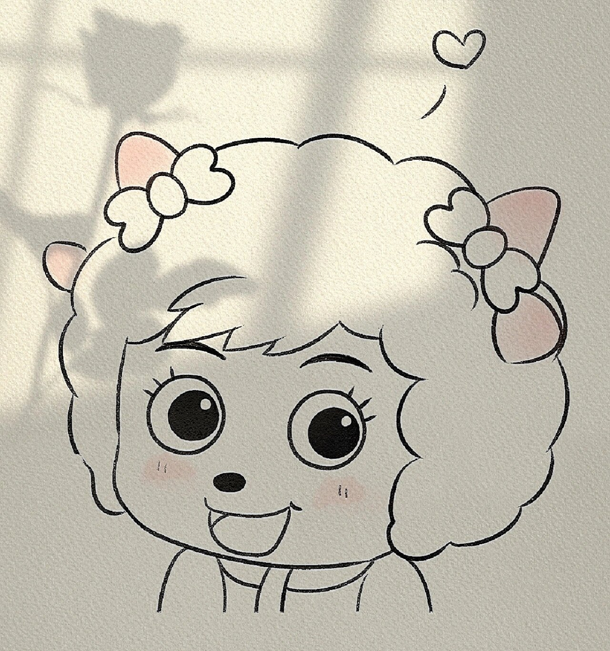 美羊羊简笔画‖(29)