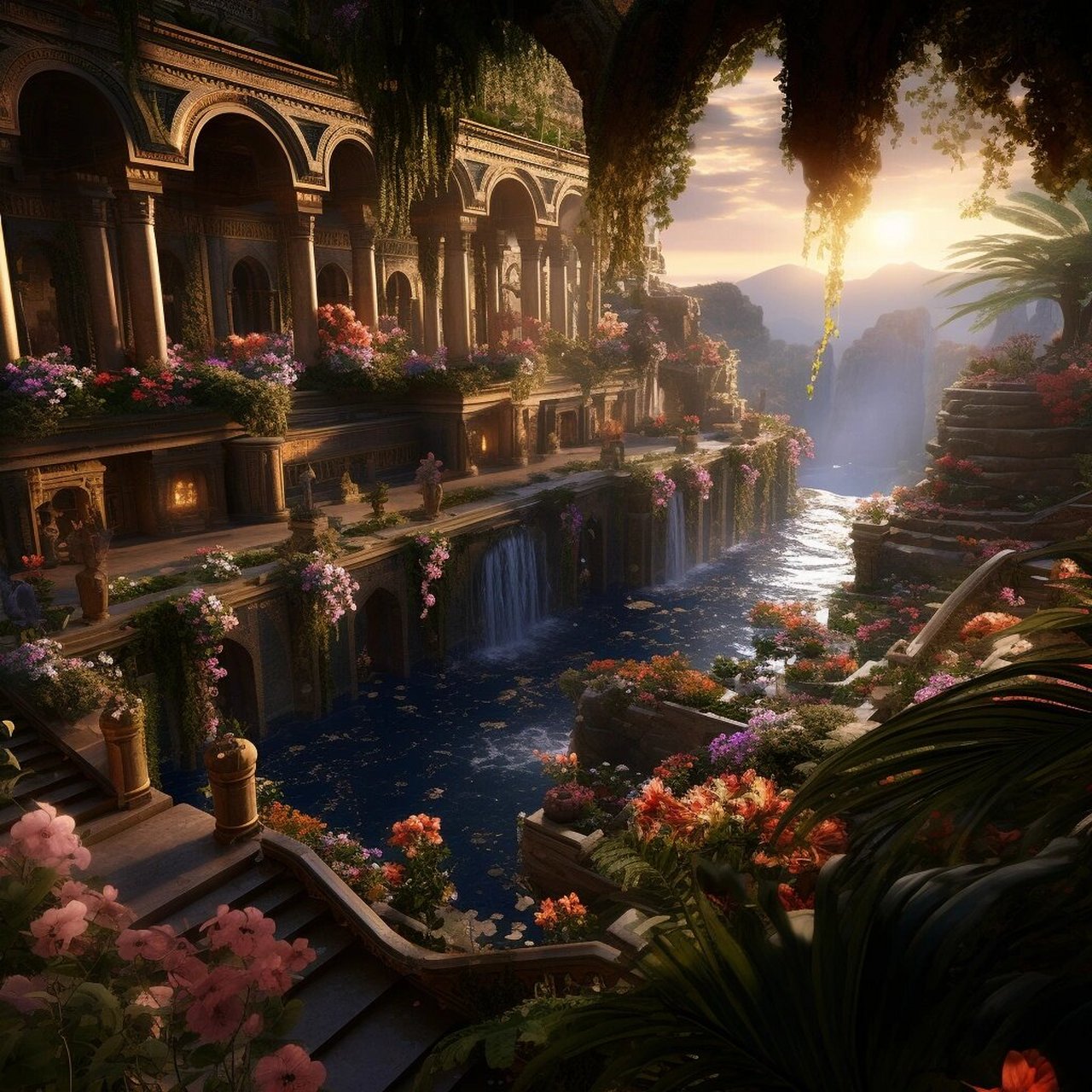 古巴比伦空中花园 巴比伦空中花园是一座古代巴比伦城市的传说中的