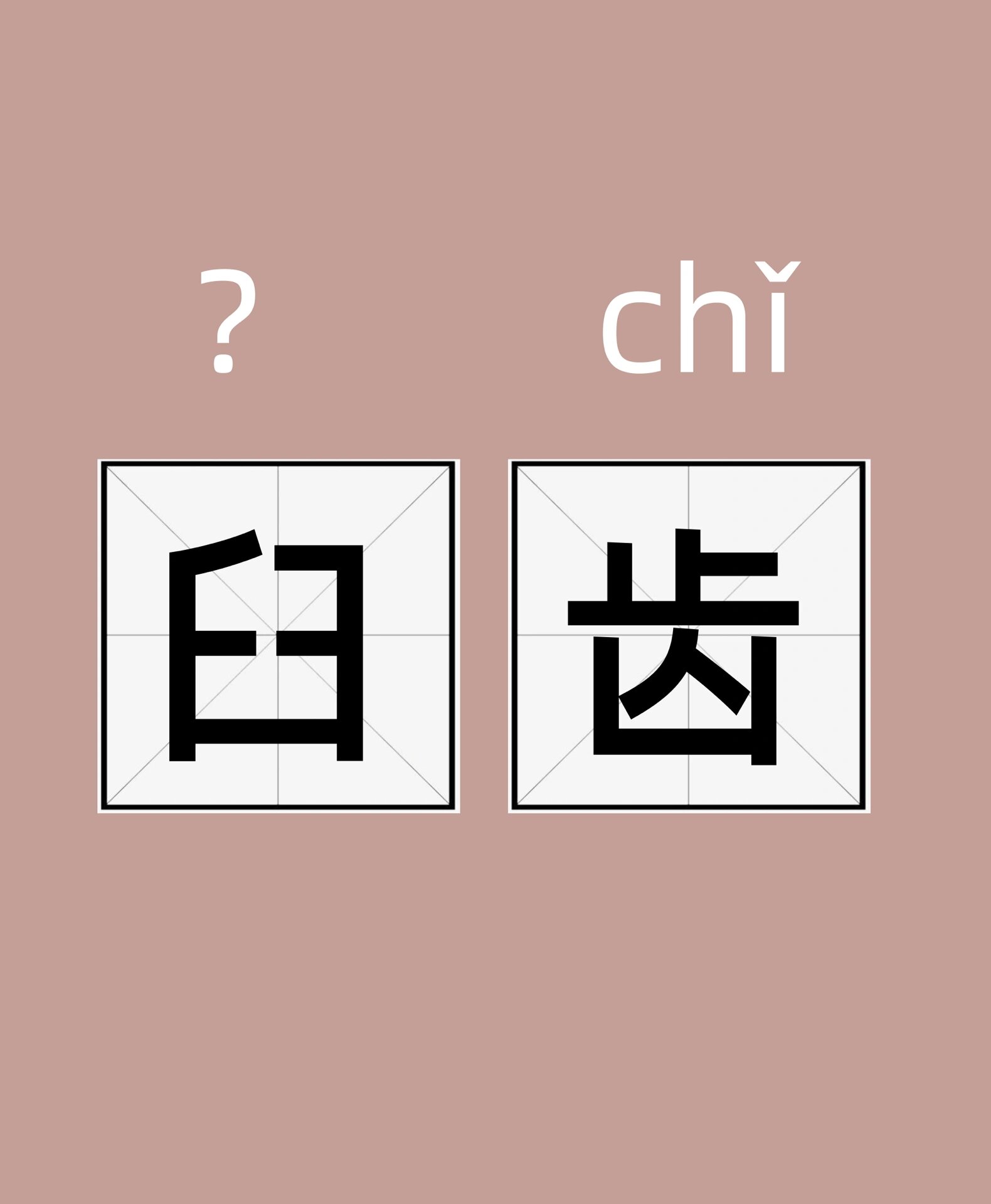 每天认识一个词