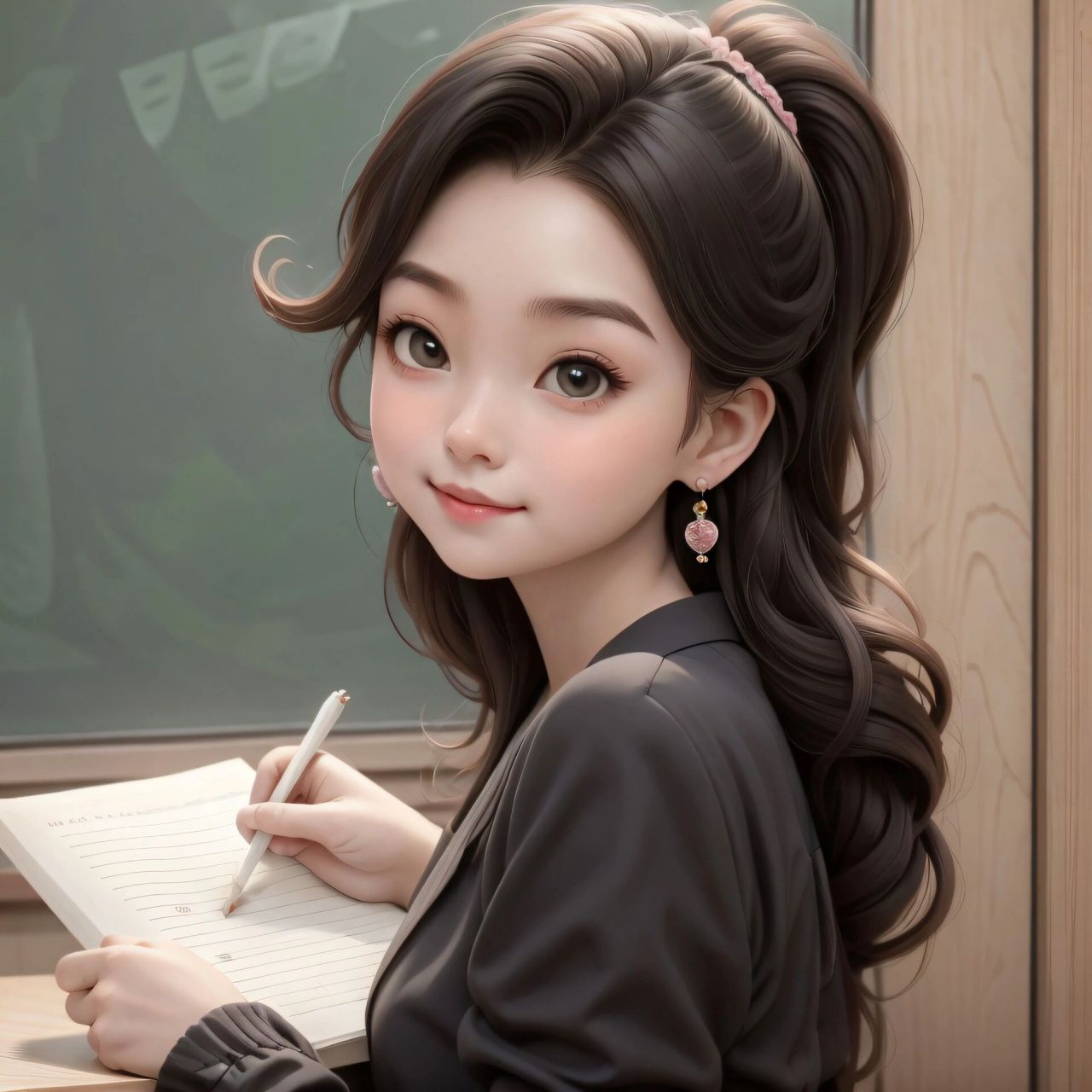 女生头像99996992职业系列之老师(语文老师) 姐妹们觉得怎么