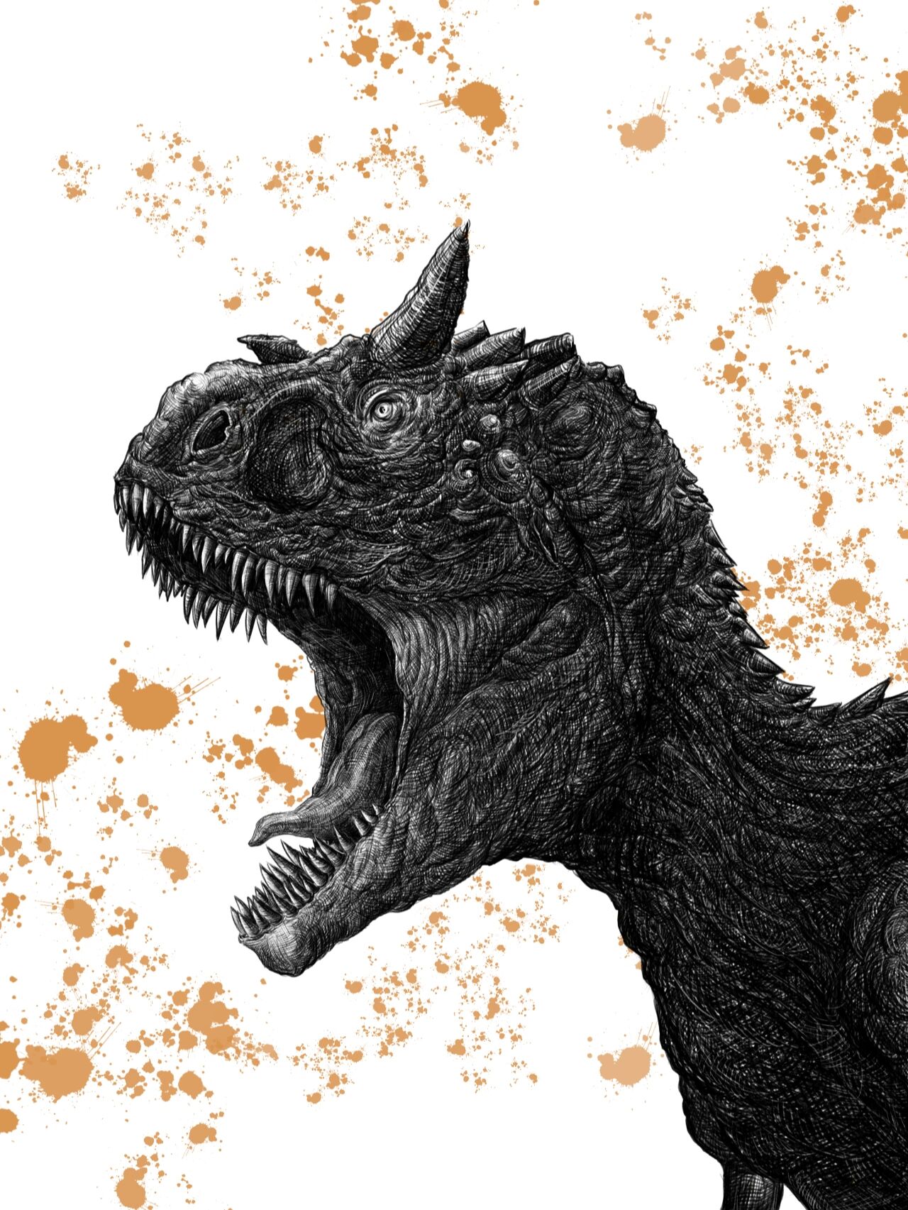 随手画只食肉牛龙