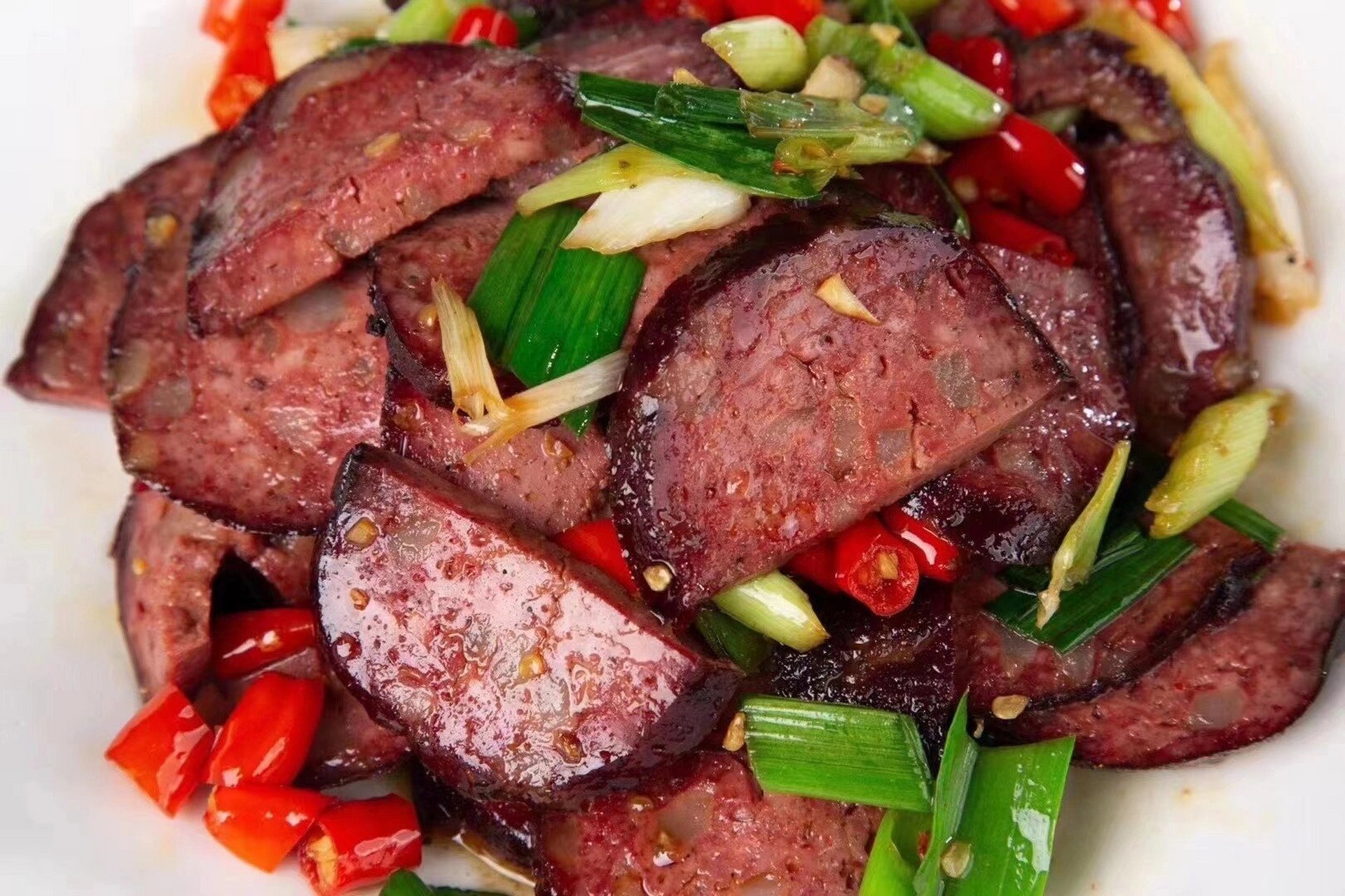 湖南湘西特色97农家血豆腐 好吃97 不是一点点