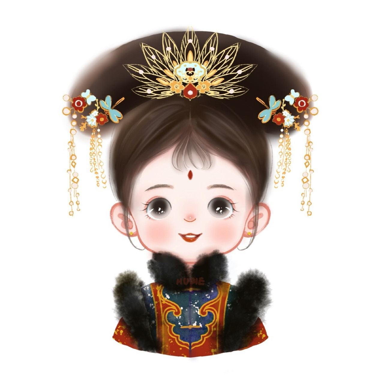 宫廷系列-皇上皇后情侣小头像 多喜乐 常安宁 所求事 皆如愿 (转发