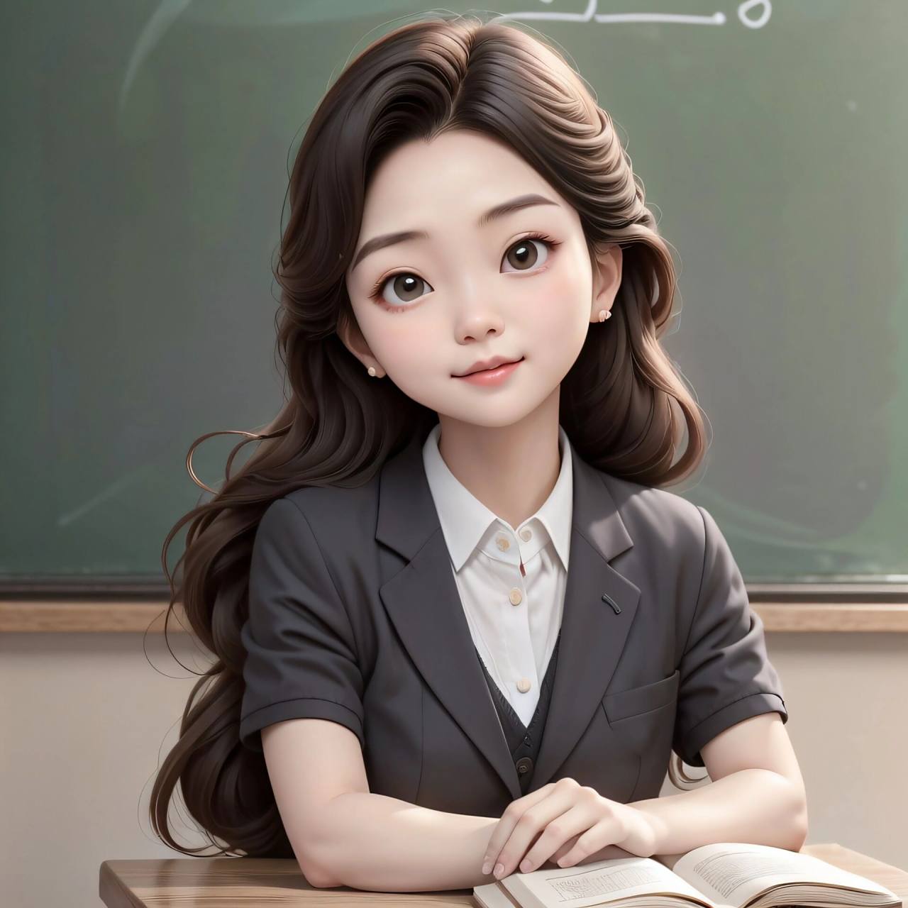 女生头像99996992职业系列之老师(语文老师) 姐妹们觉得怎么