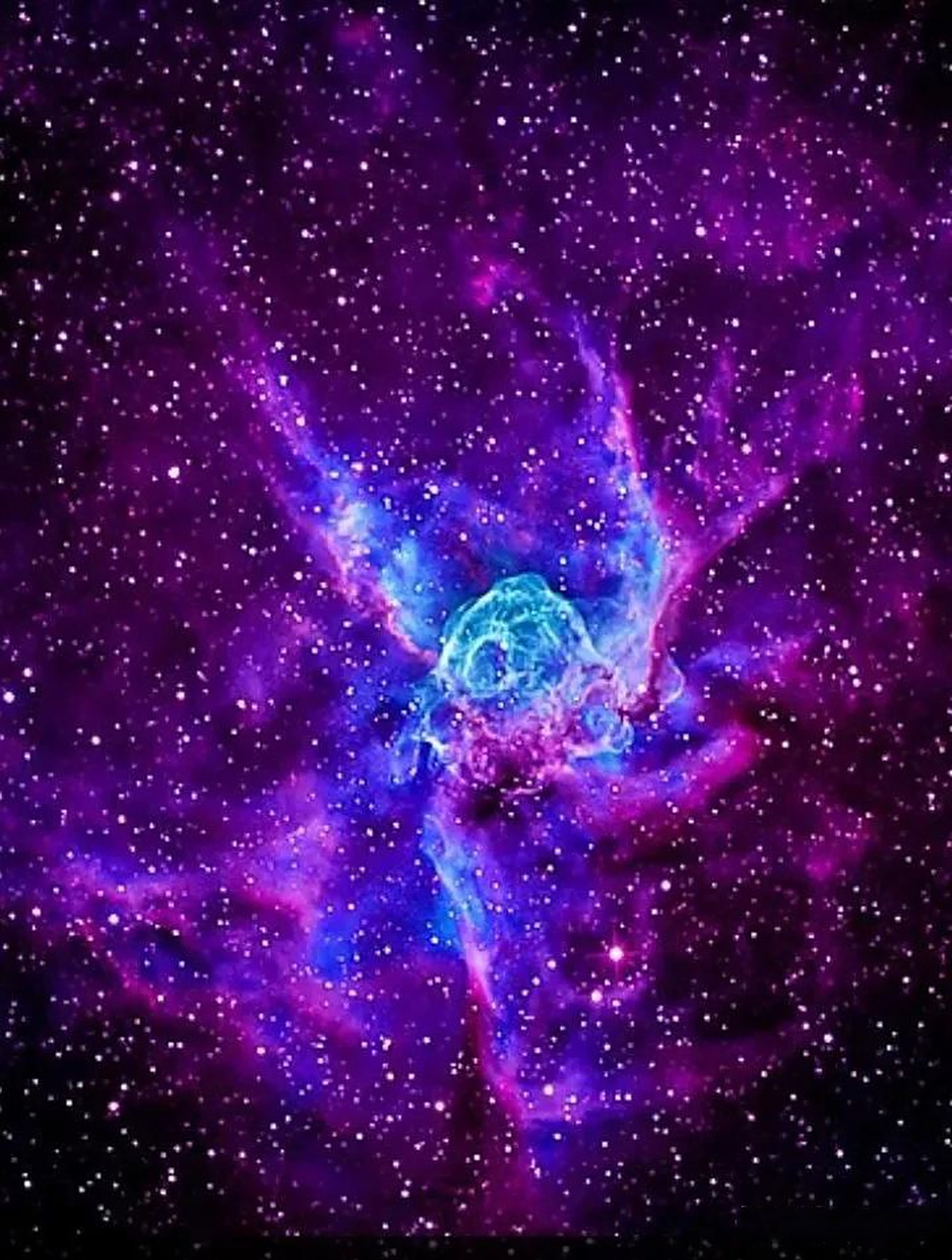 雷神头盔星云,哇哦,神秘的紫色!视觉震撼!