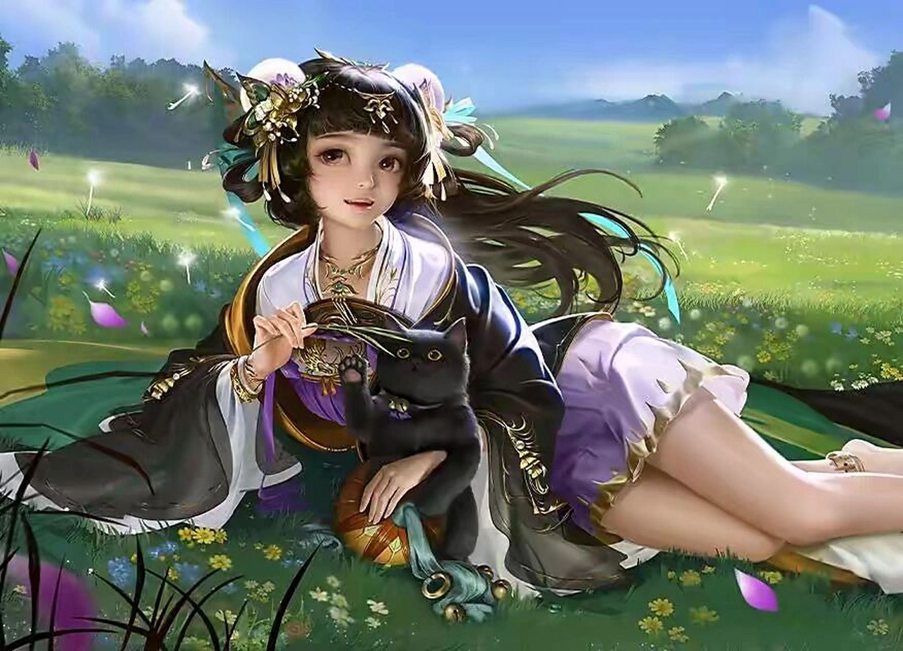 《三国杀群雄篇之董白》 董白 武将名:董白 称号:魔姬 势力:群 生命:3