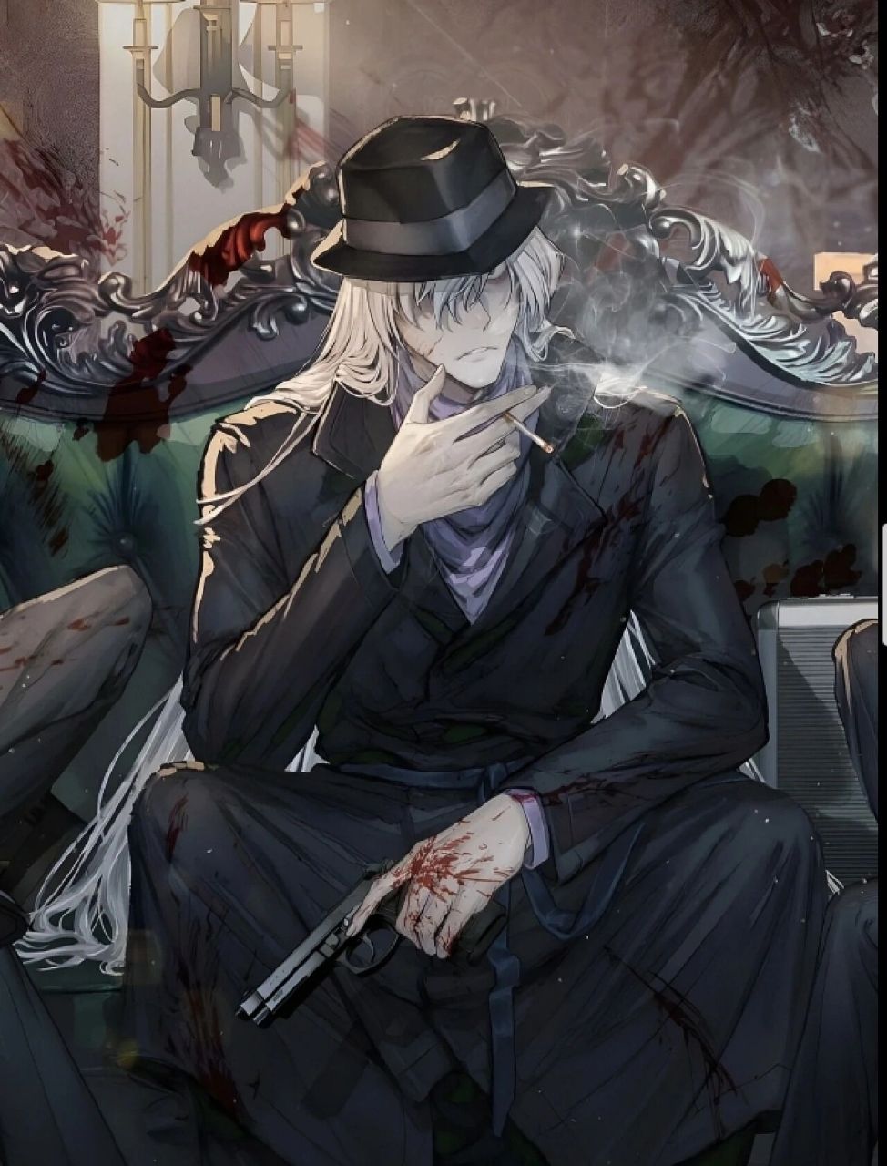 3,琴酒开枪从不手软,即使必要的时候对自己也一样.