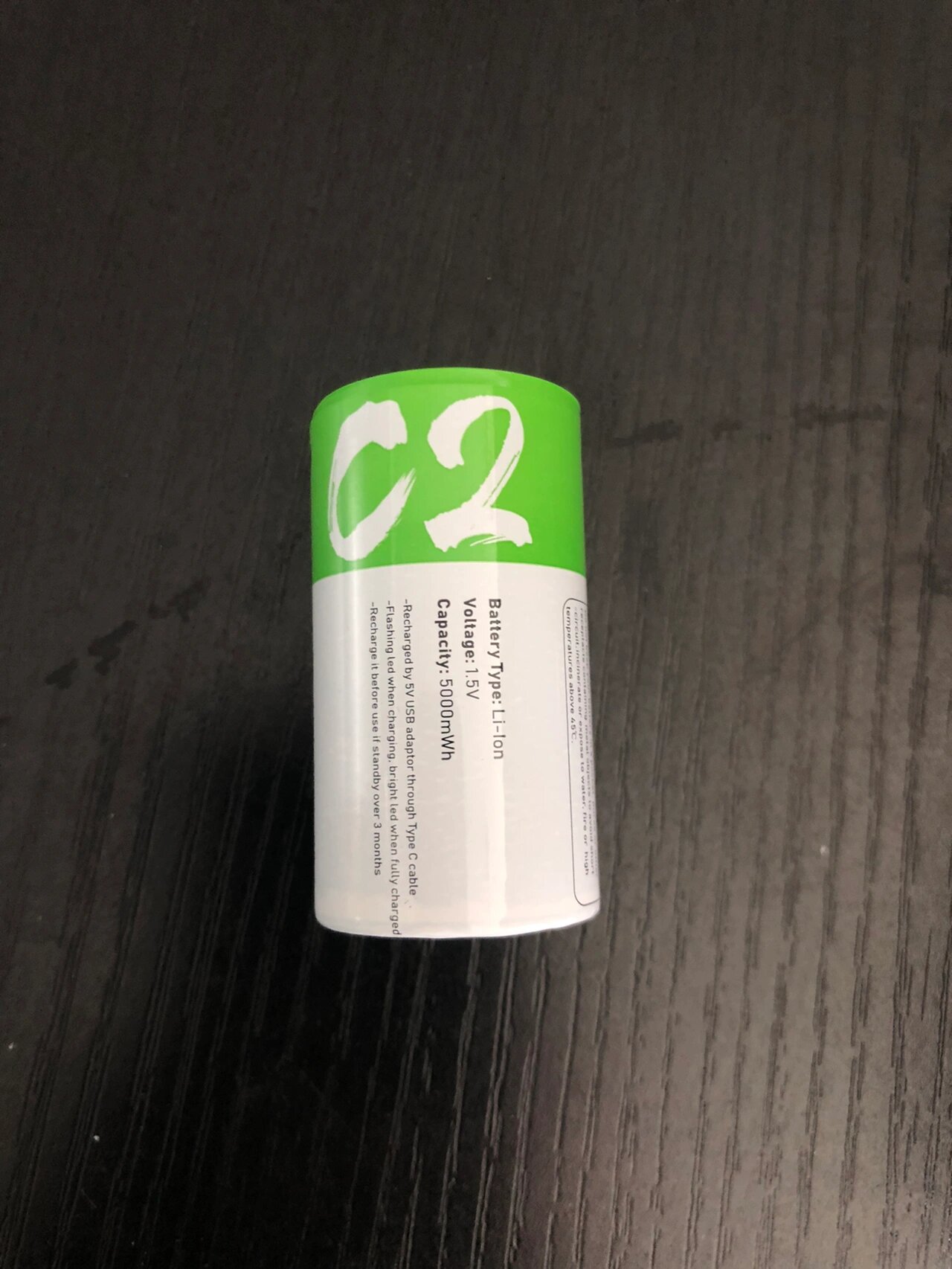 c型2号锂电充电电池