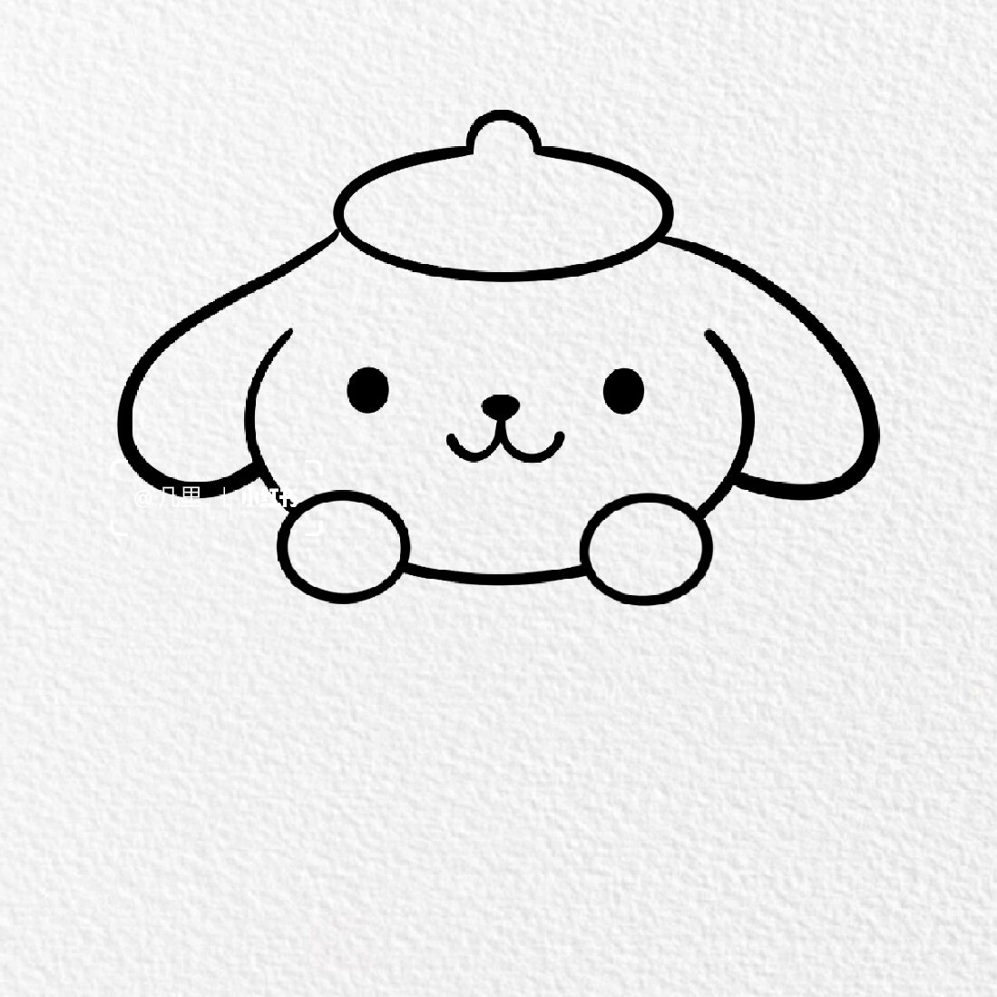 简笔画|【布丁狗】(附过程