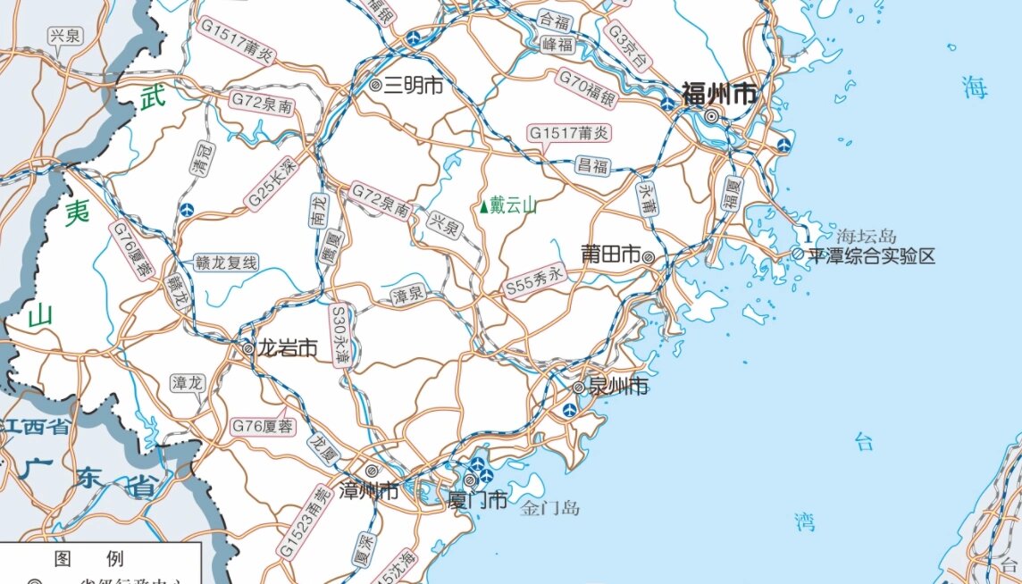 国道528路福建线图图片