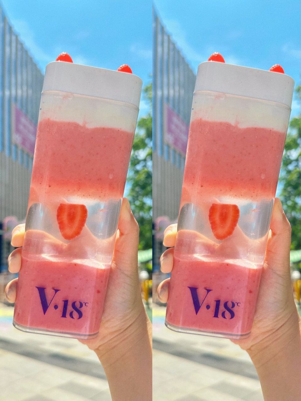 来北京啦7575火爆上海的悬浮草莓酸奶75 我真的不羡慕,在北京的