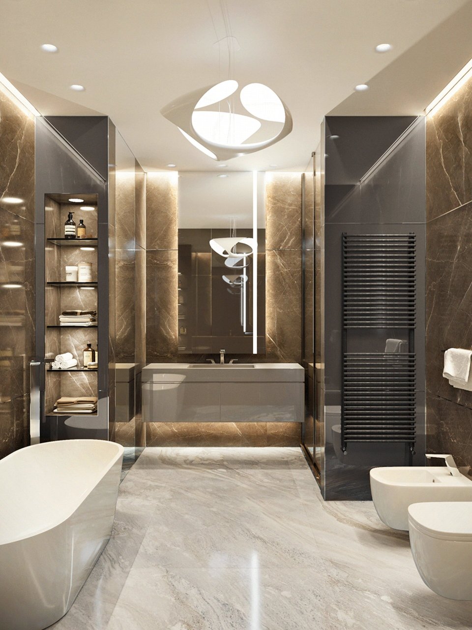 意式轻奢风大宅卫生间 | 重塑纯粹和自由 959595 以优雅,简洁