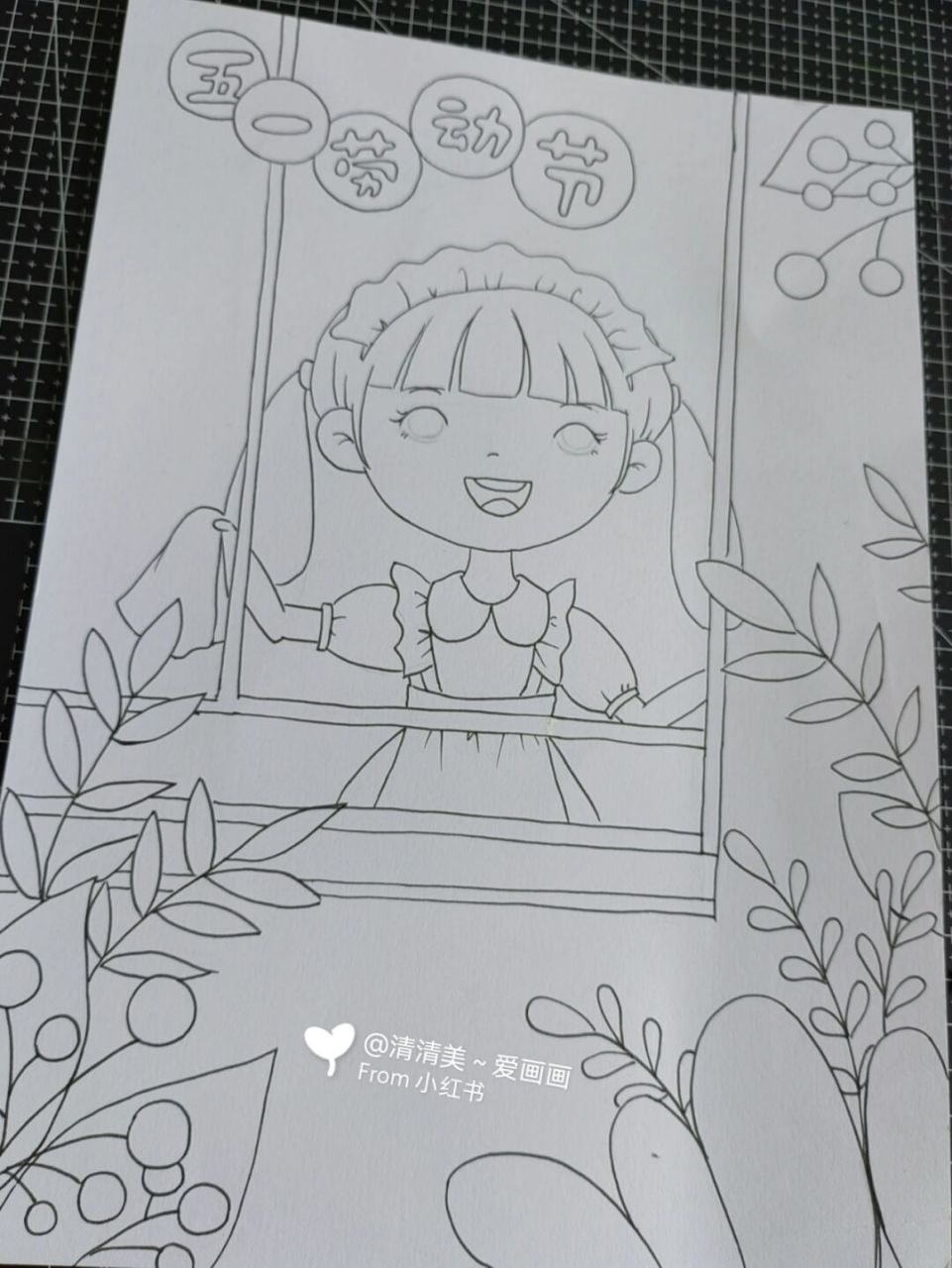 五一主题画(三) #马克笔手绘# #画画# #五一劳动节绘画# #劳动节主题