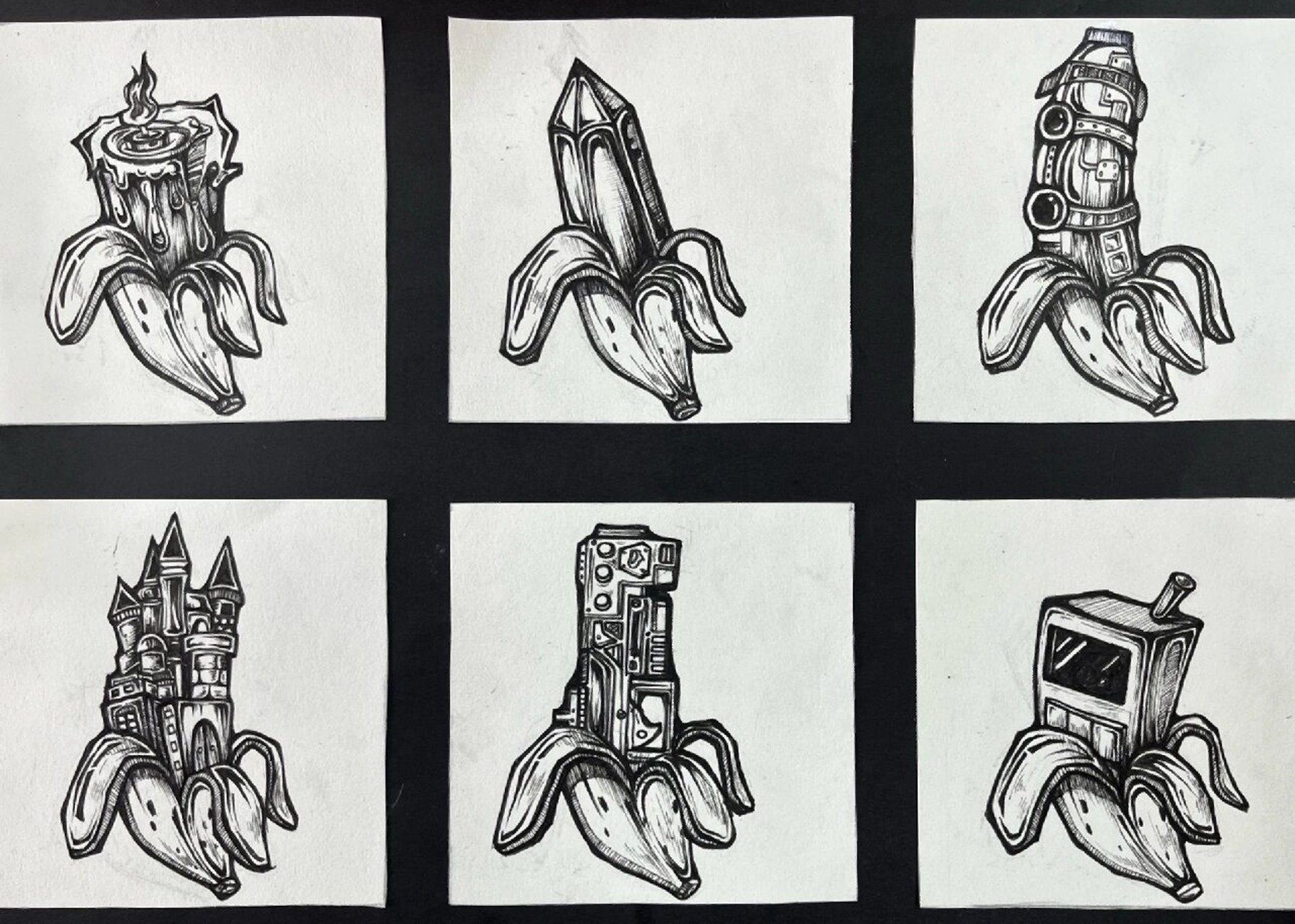 图形创意 关于香蕉的创意联想