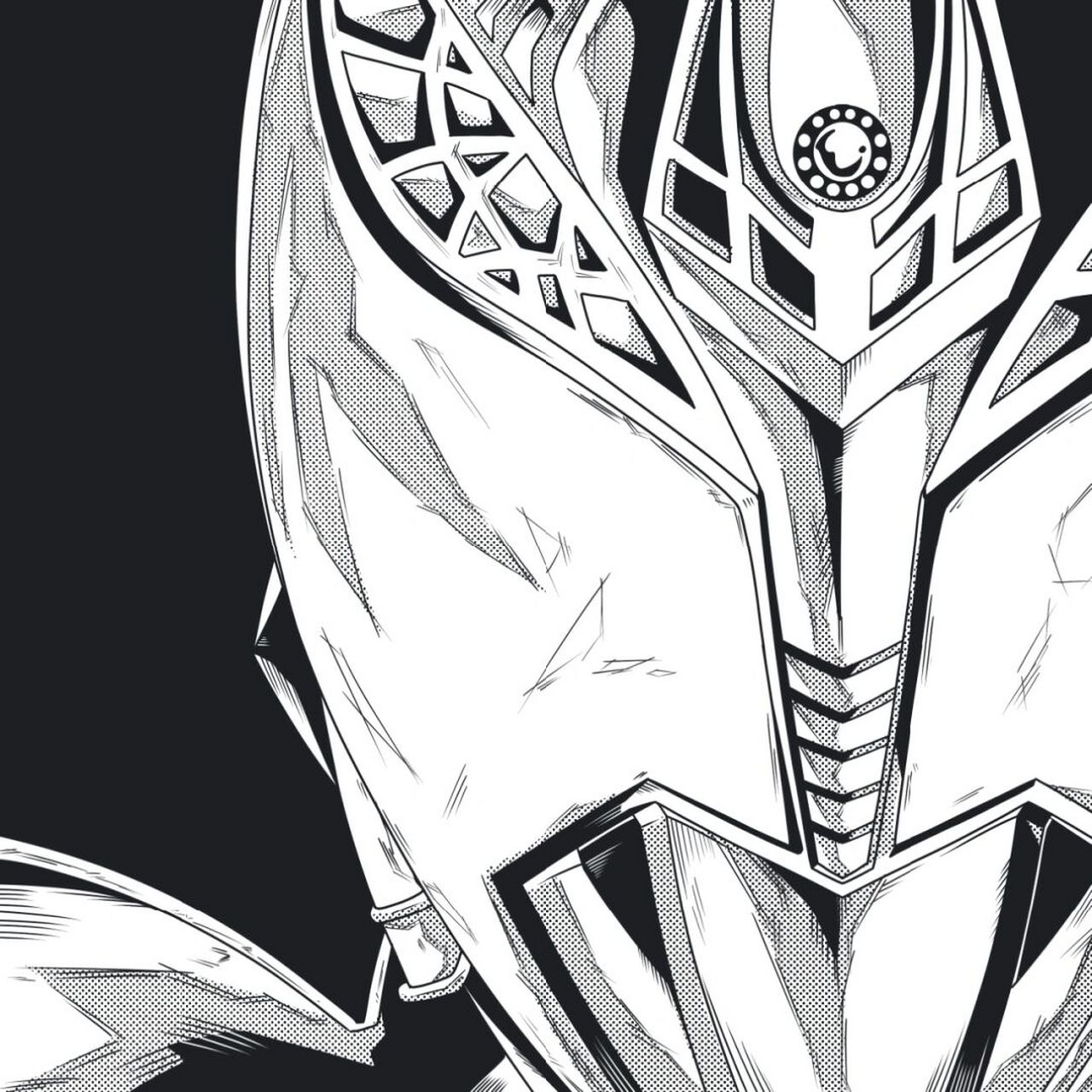 假面骑士kiva,夜骑头像,优雅永不过时.