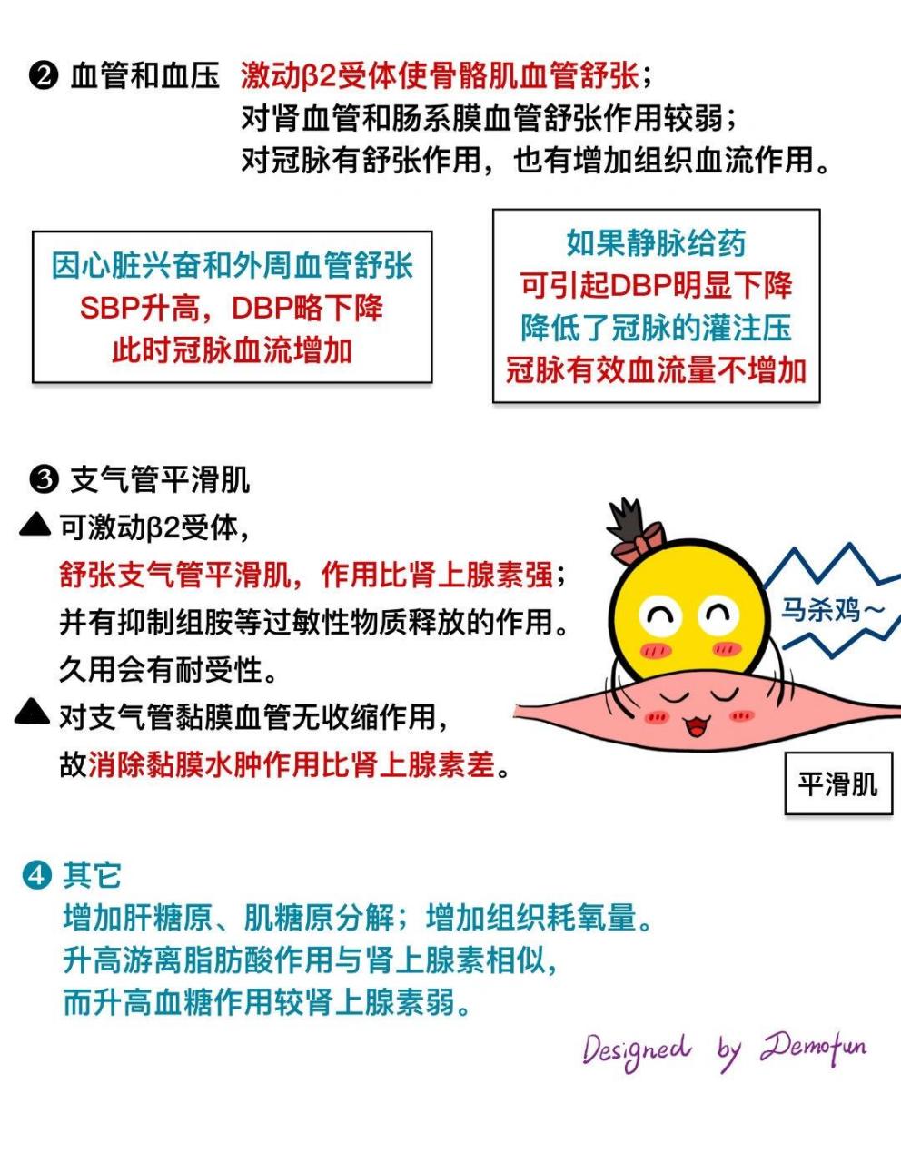 今日分享药理学知识异丙肾上腺素的药理作用