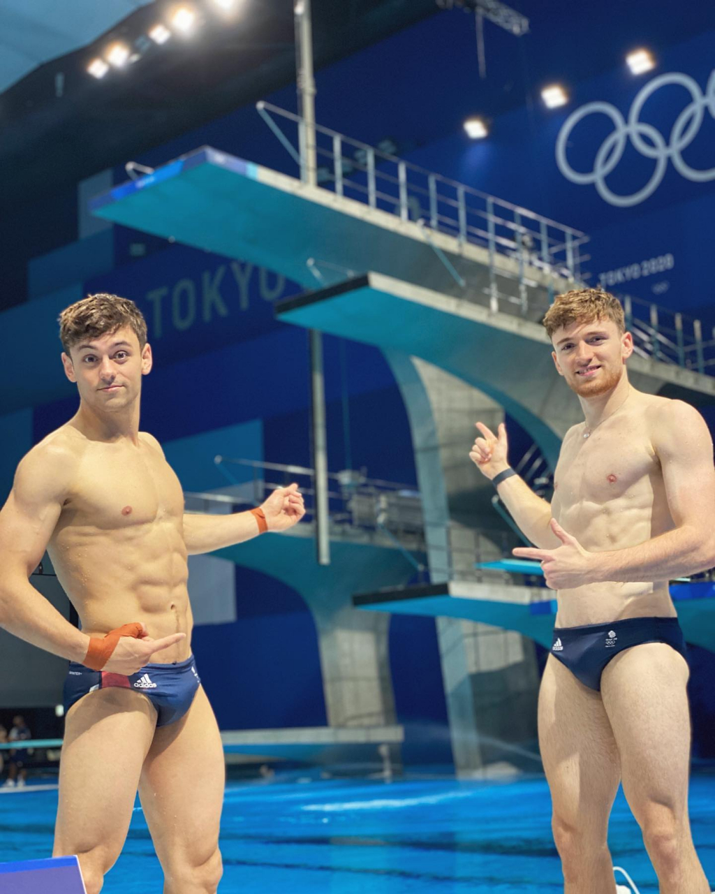 和matty lee秀#东京奥运会#跳水场馆![期待][色][得意]