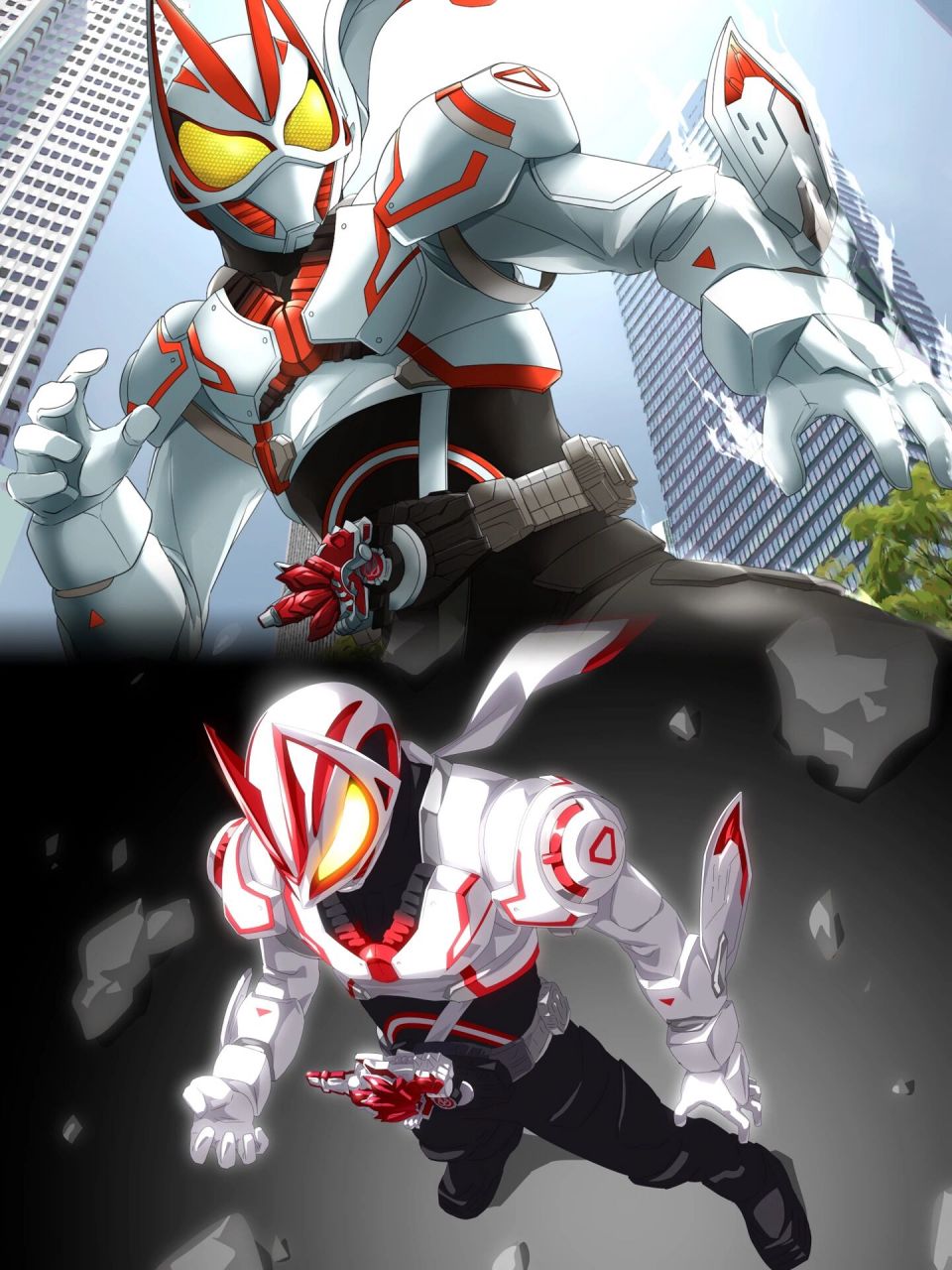 假面骑士极狐02geats马克3暴走形态插画壁纸 喜欢大佬的插画,分享