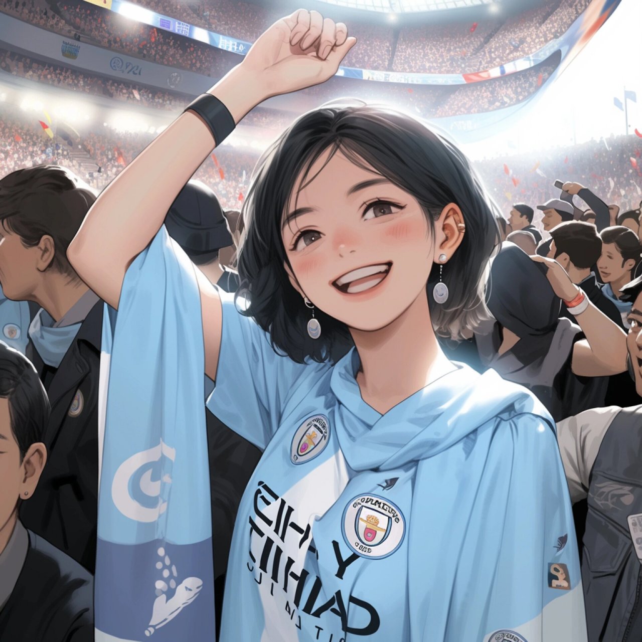 情侣头像 | 一起看曼城比赛71(含女生头像) 就是要看曼城啊!