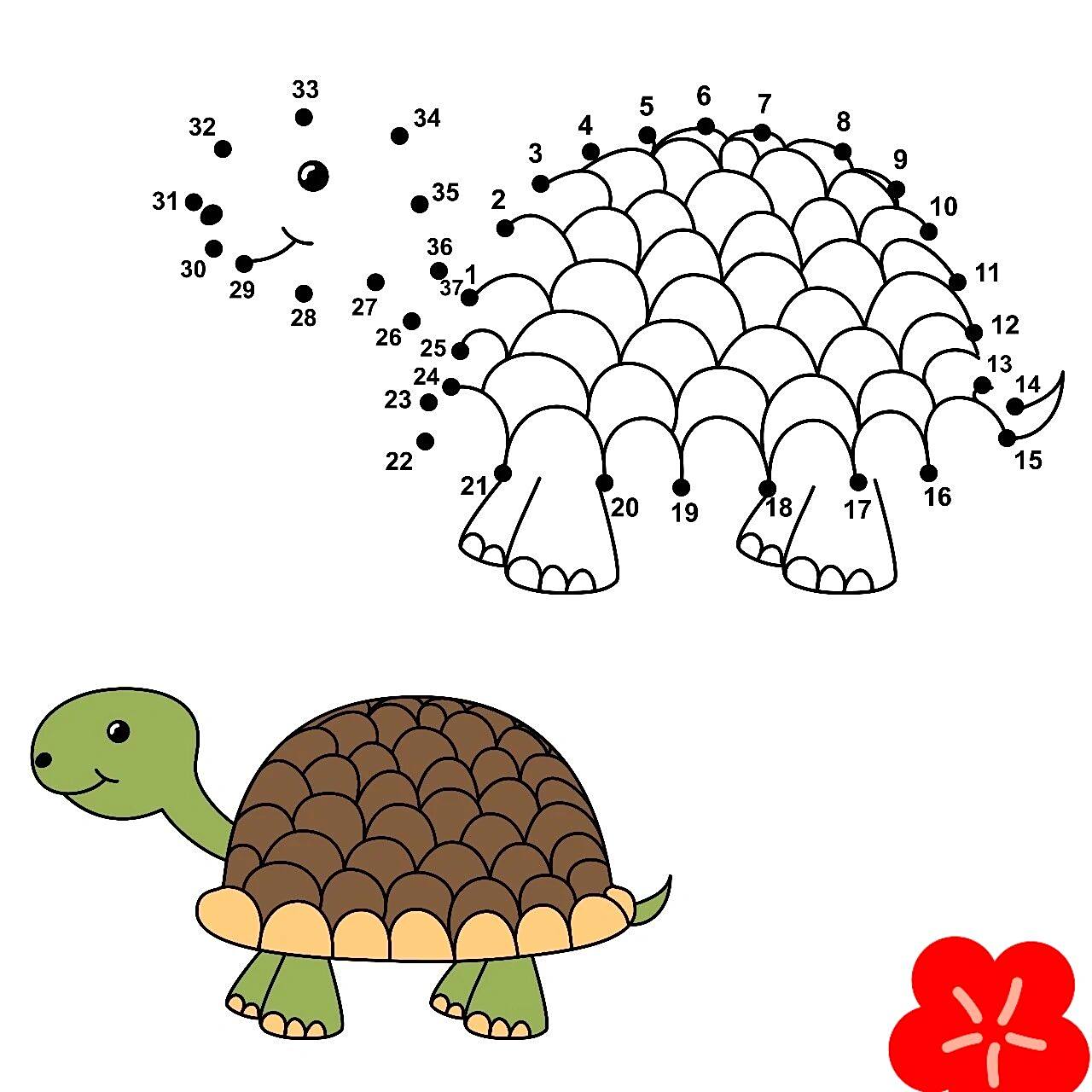 幼儿早教数学启蒙数字连线成画可参考图涂色 大家好,今天要来分享一套