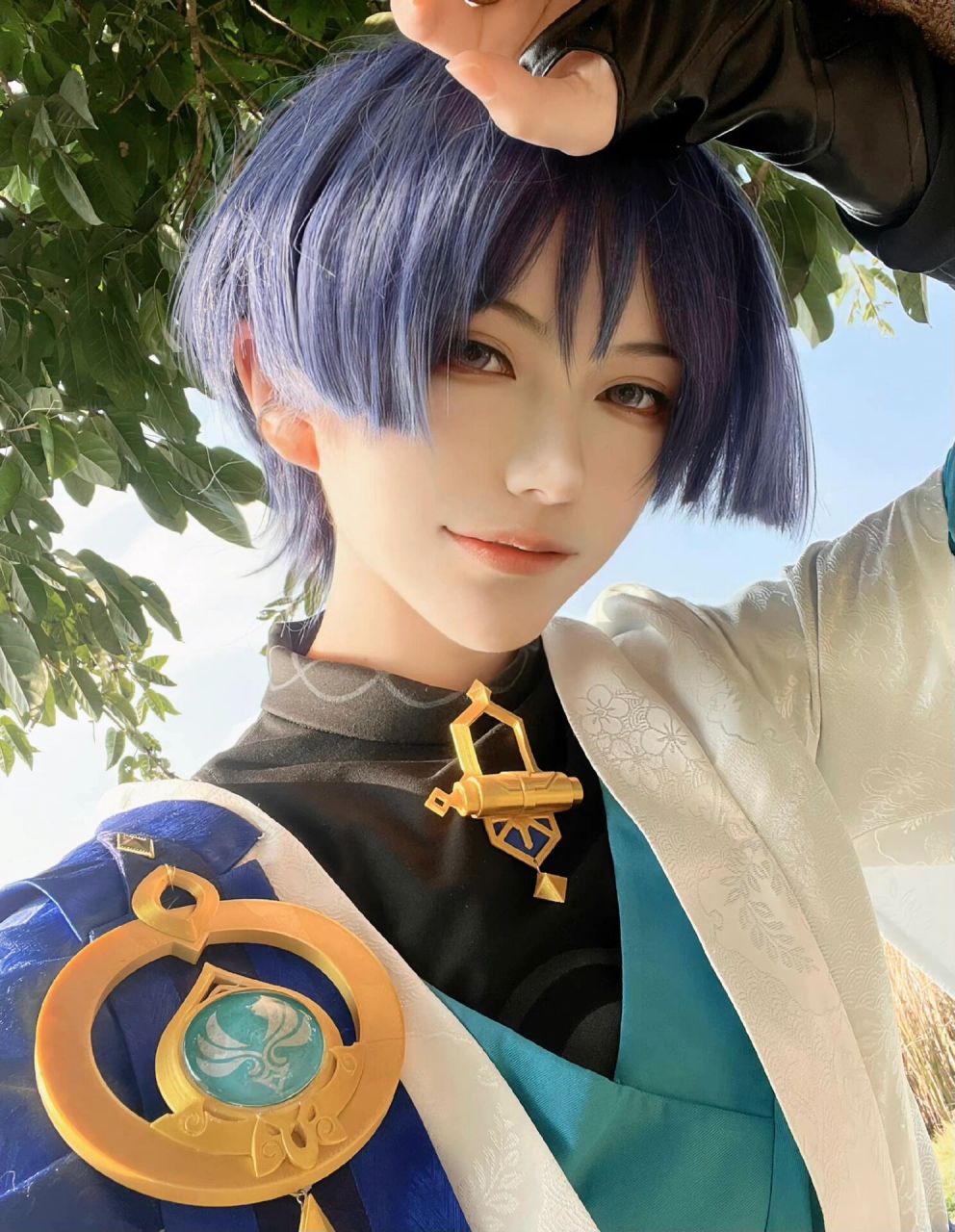 【漫囧】原神散兵cos服 【漫囧】散兵返图 出境 ps:大家忽略帽子,当时