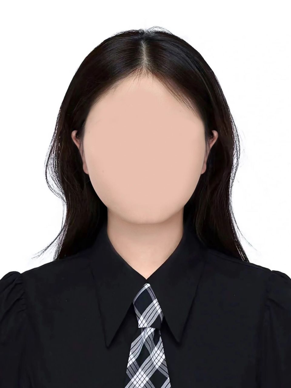 考研证件照,这个合格,各种不同耳朵模板分享 想自己p证件照的姐妹可以
