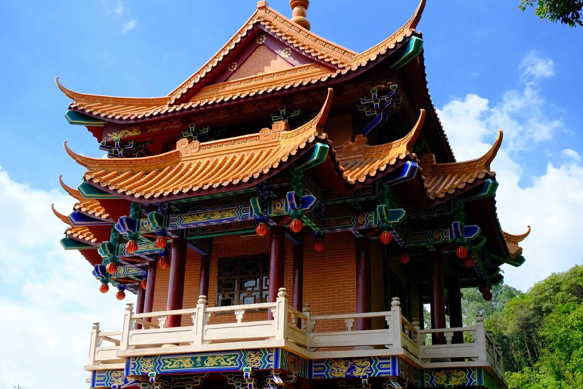 江门鹤山|大雁山海会寺 91 富士xs10 7月16日记 是暴风雨来之前的爆