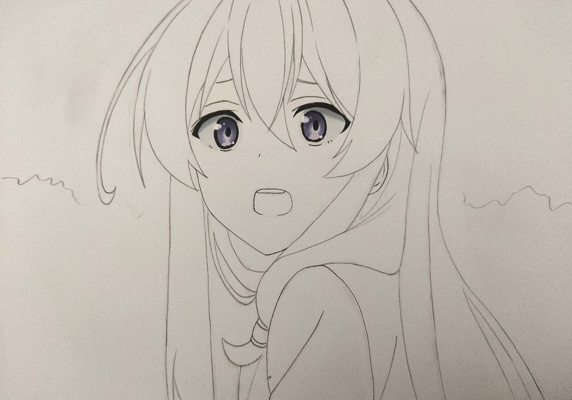 画一个伊蕾娜 屑魔女[偷笑]